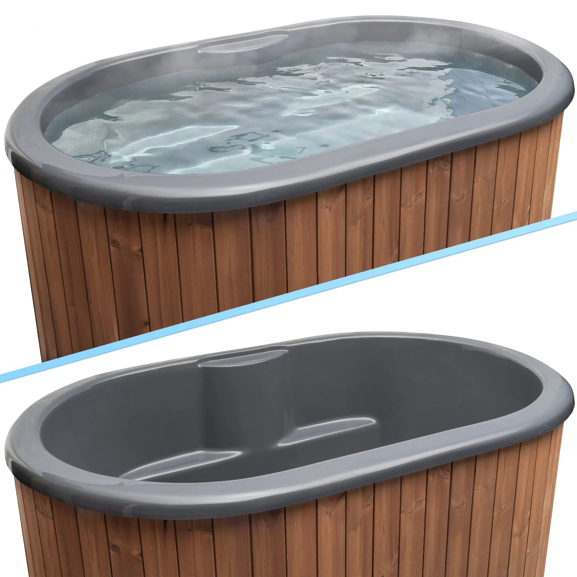 SaunaLife Model S2C Cold/Hot Immersion Tub with Combination Chiller/Heater Package SaunaLife