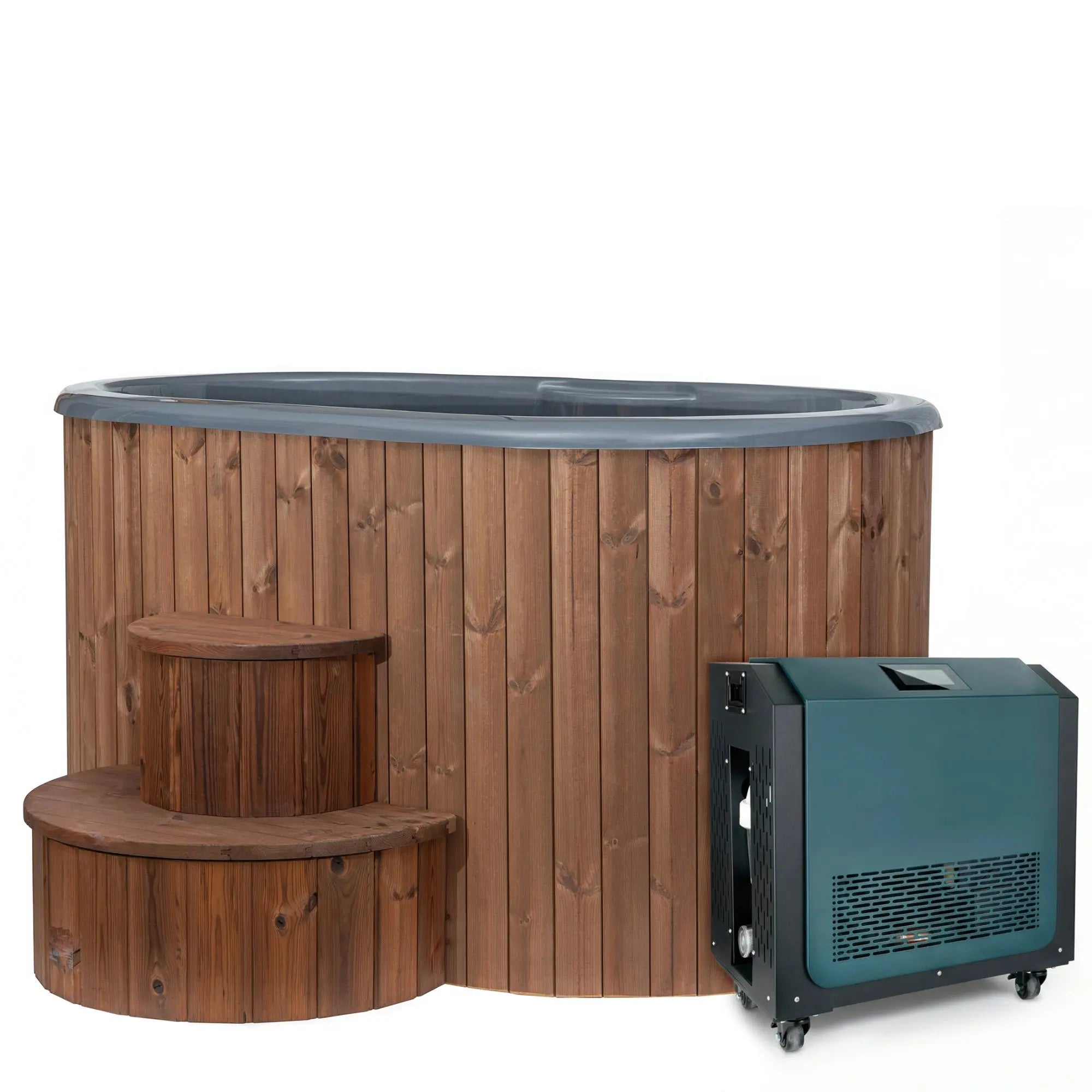 SaunaLife Model S2C Cold/Hot Immersion Tub with Combination Chiller/Heater Package SaunaLife