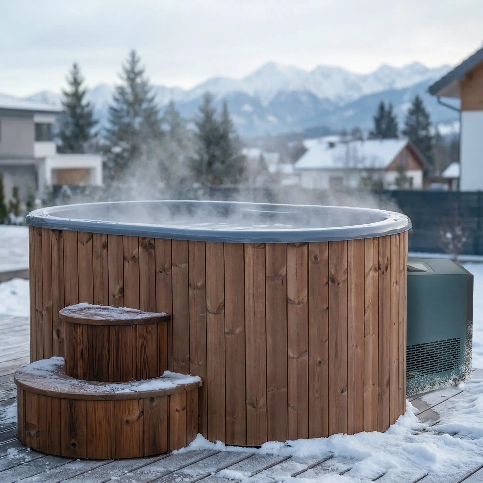 SaunaLife Model S2C Cold/Hot Immersion Tub with Combination Chiller/Heater Package SaunaLife
