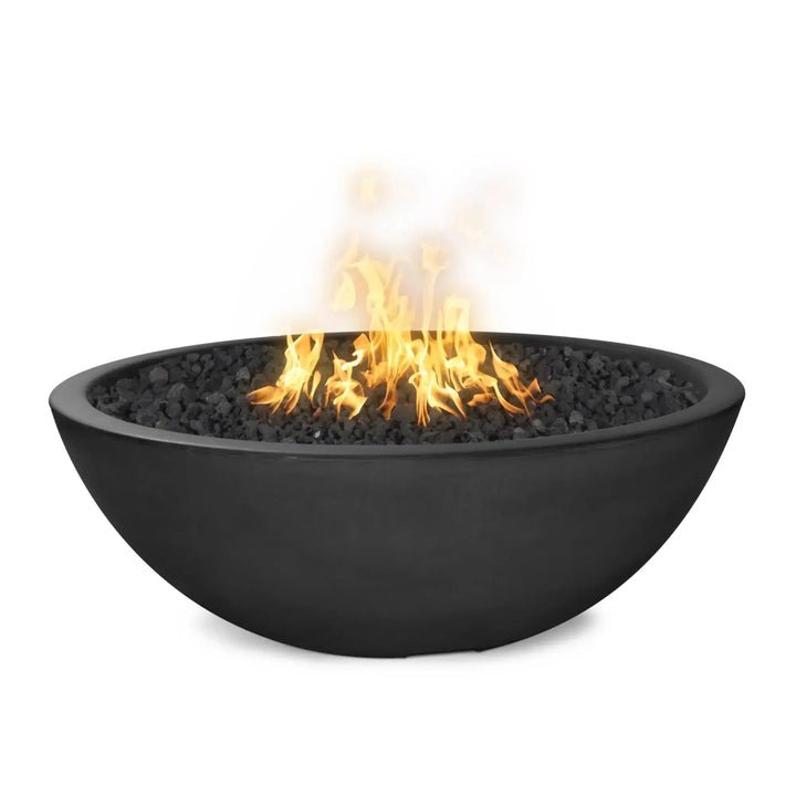 Sedona 60" Round Concrete Fire Pit – Narrow Ledge – The Outdoor Plus The Outdoor Plus