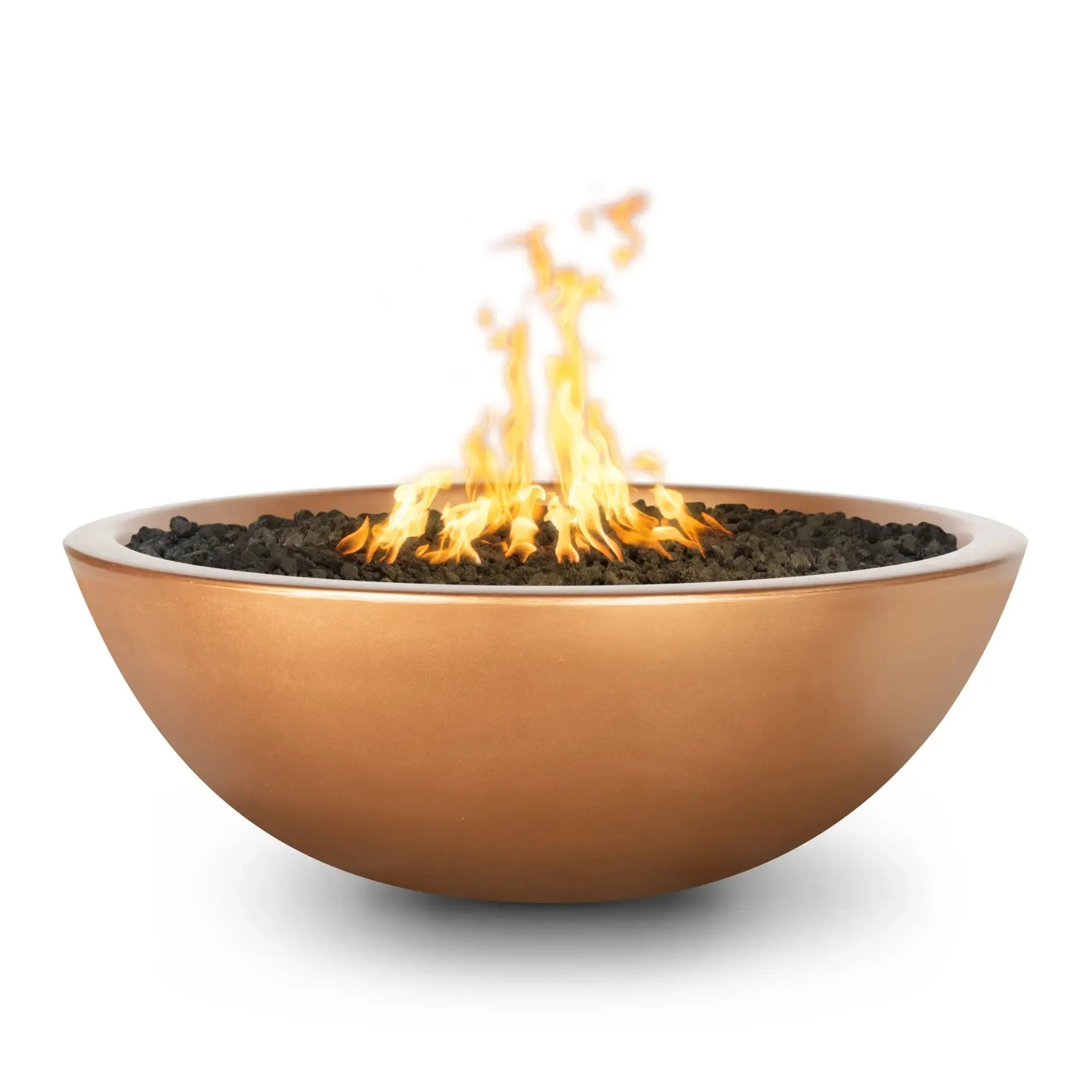 Sedona 48" Round Concrete Fire Pit – Narrow Ledge – The Outdoor Plus The Outdoor Plus