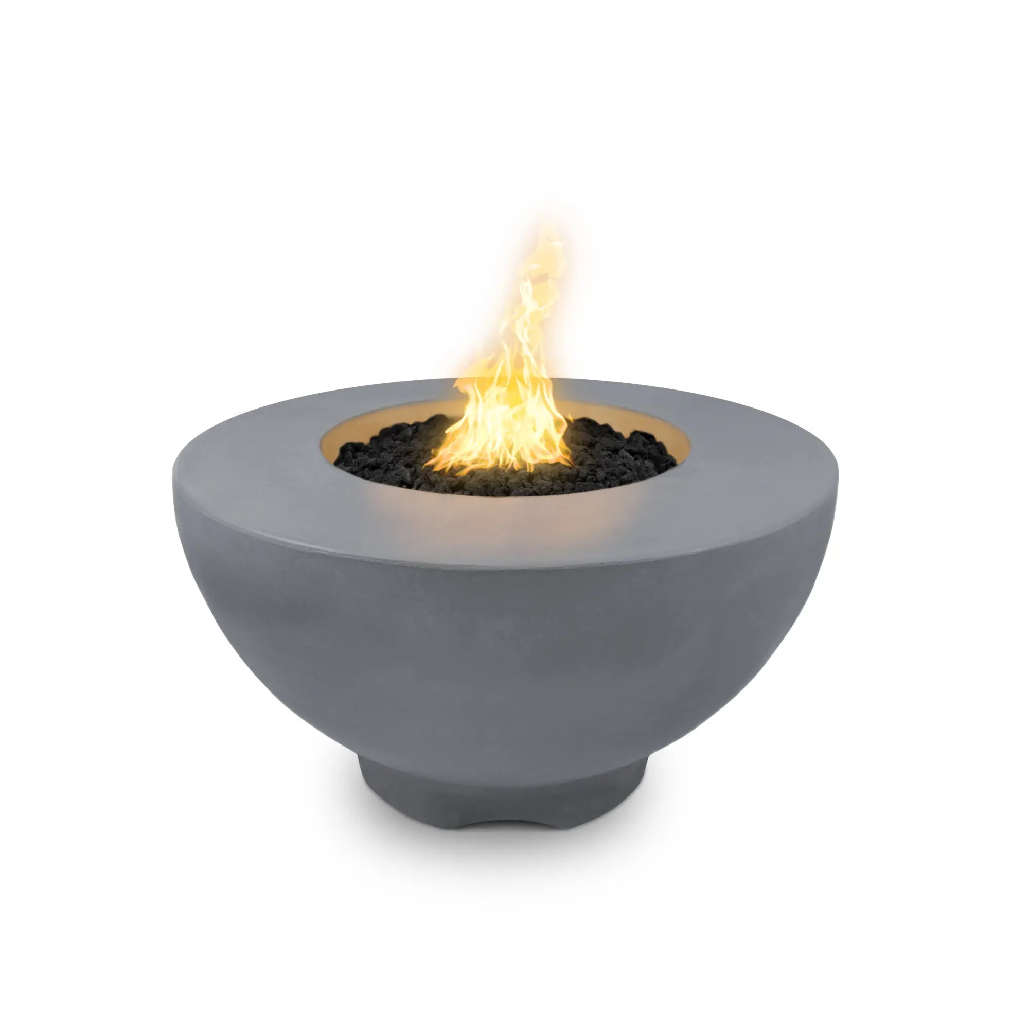 Sienna 37" Round Concrete Gas Fire Pit – The Outdoor Plus The Outdoor Plus