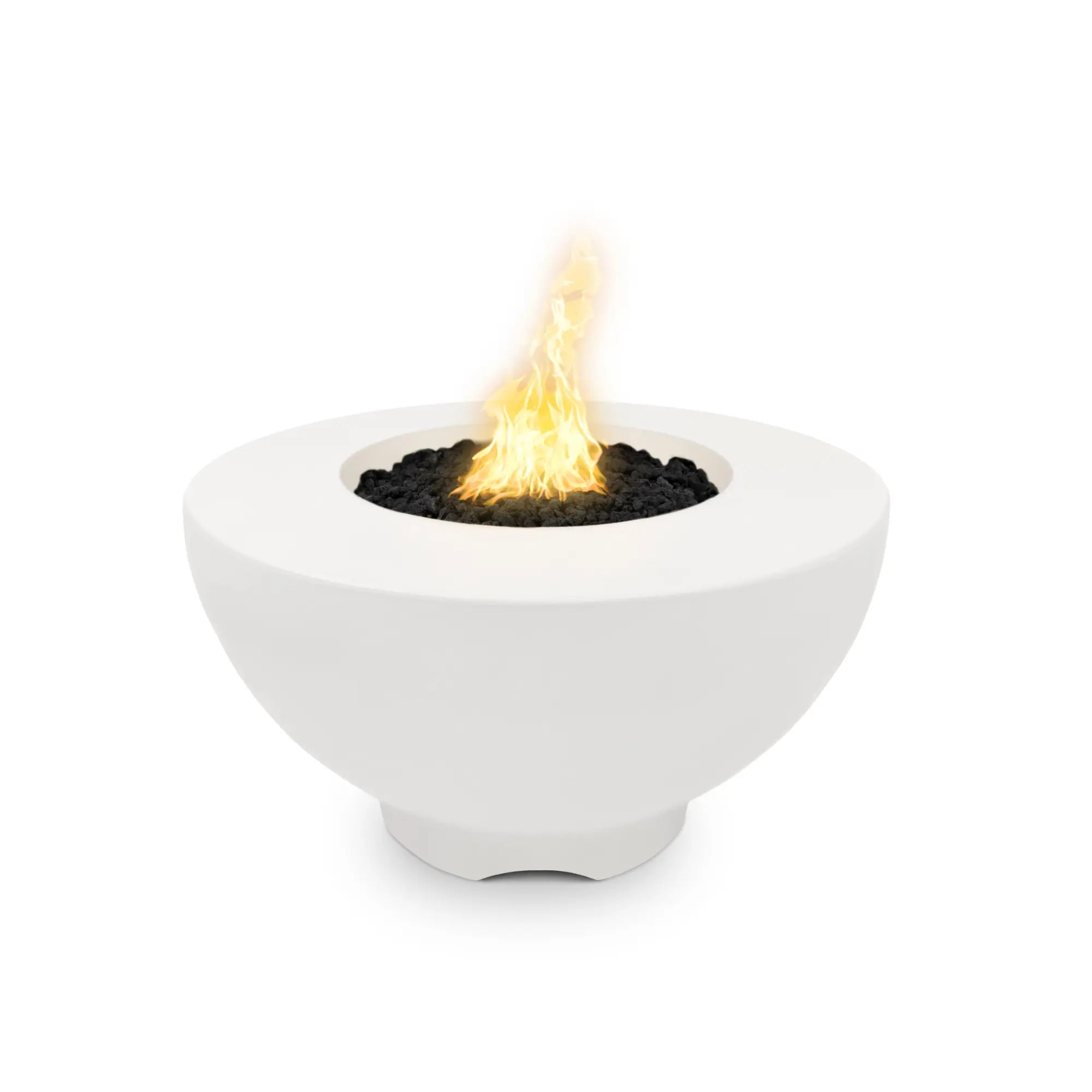 Sienna 37" Round Concrete Gas Fire Pit – The Outdoor Plus The Outdoor Plus