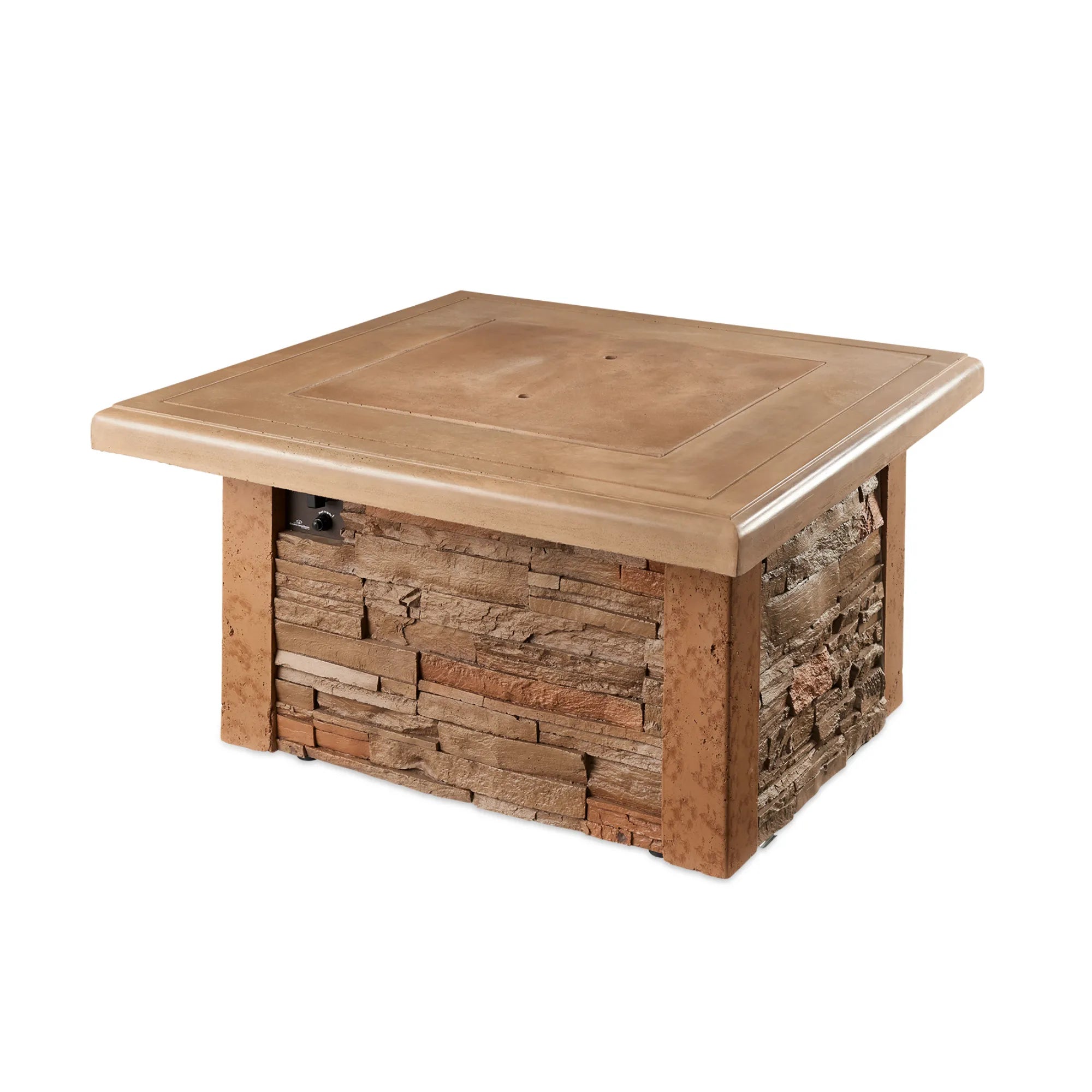 Sierra 43.5″ Square Gas Fire Pit Table – The Outdoor GreatRoom Company