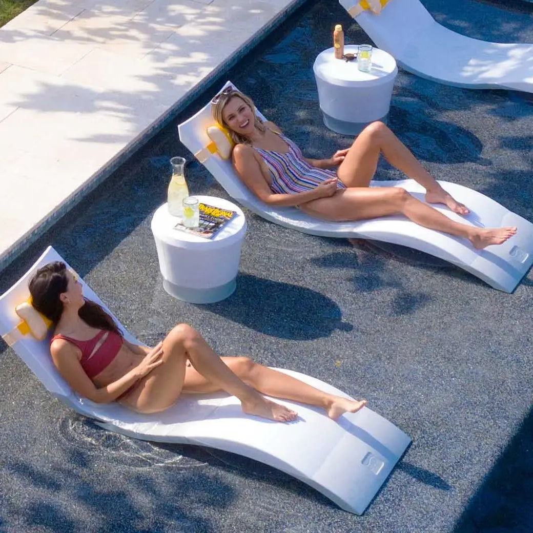 Ledge Lounger Signature Chaise 70" Resin In-Pool Chaise Lounge - view 12
