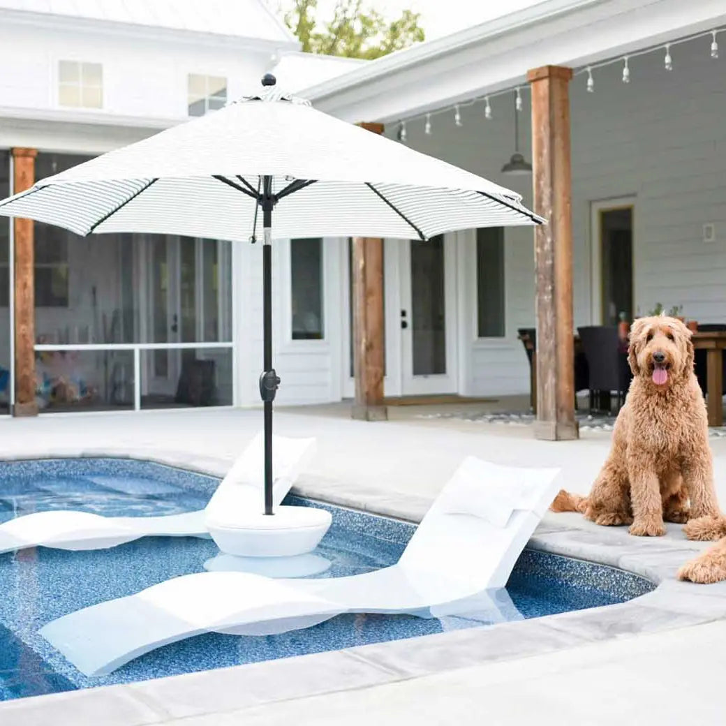 Ledge Lounger Signature Chaise 70" Resin In-Pool Chaise Lounge - view 8