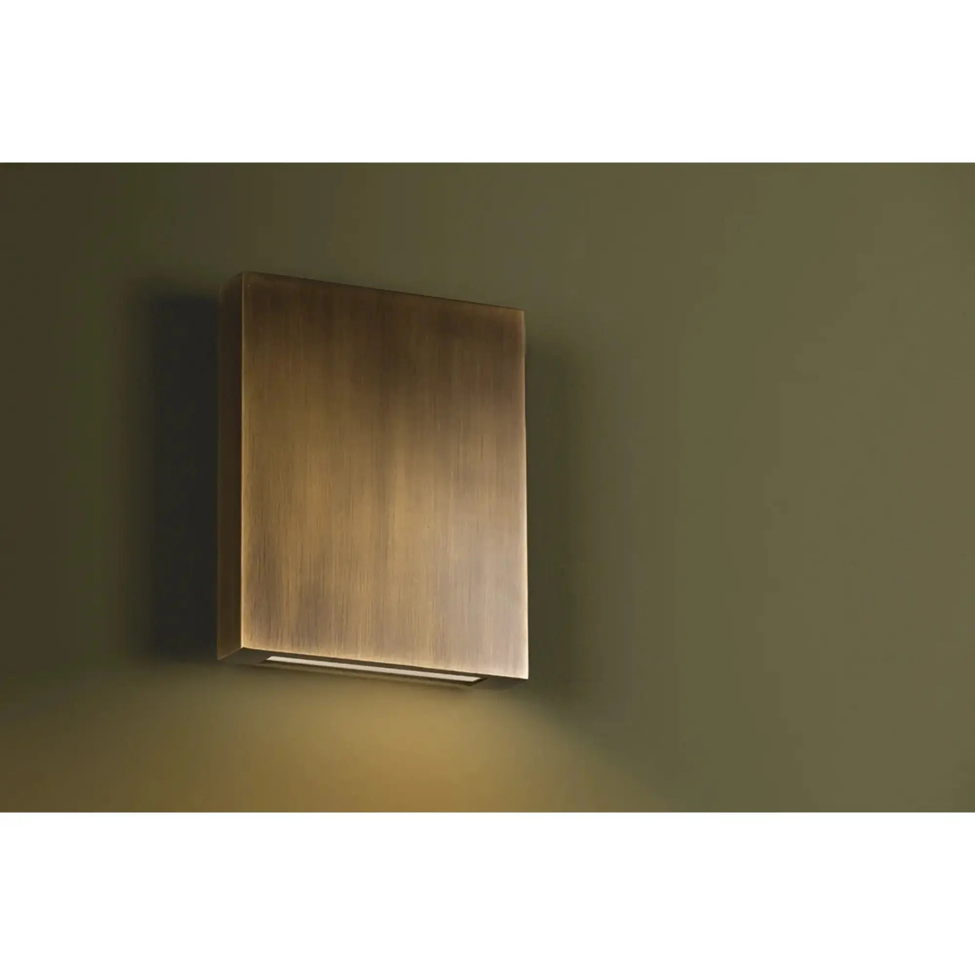 Troy Lighting Thayne 7.5-Inch Outdoor Wall Sconce - Patina Brass - Wet Rated - B2408-PBR Troy Lighting