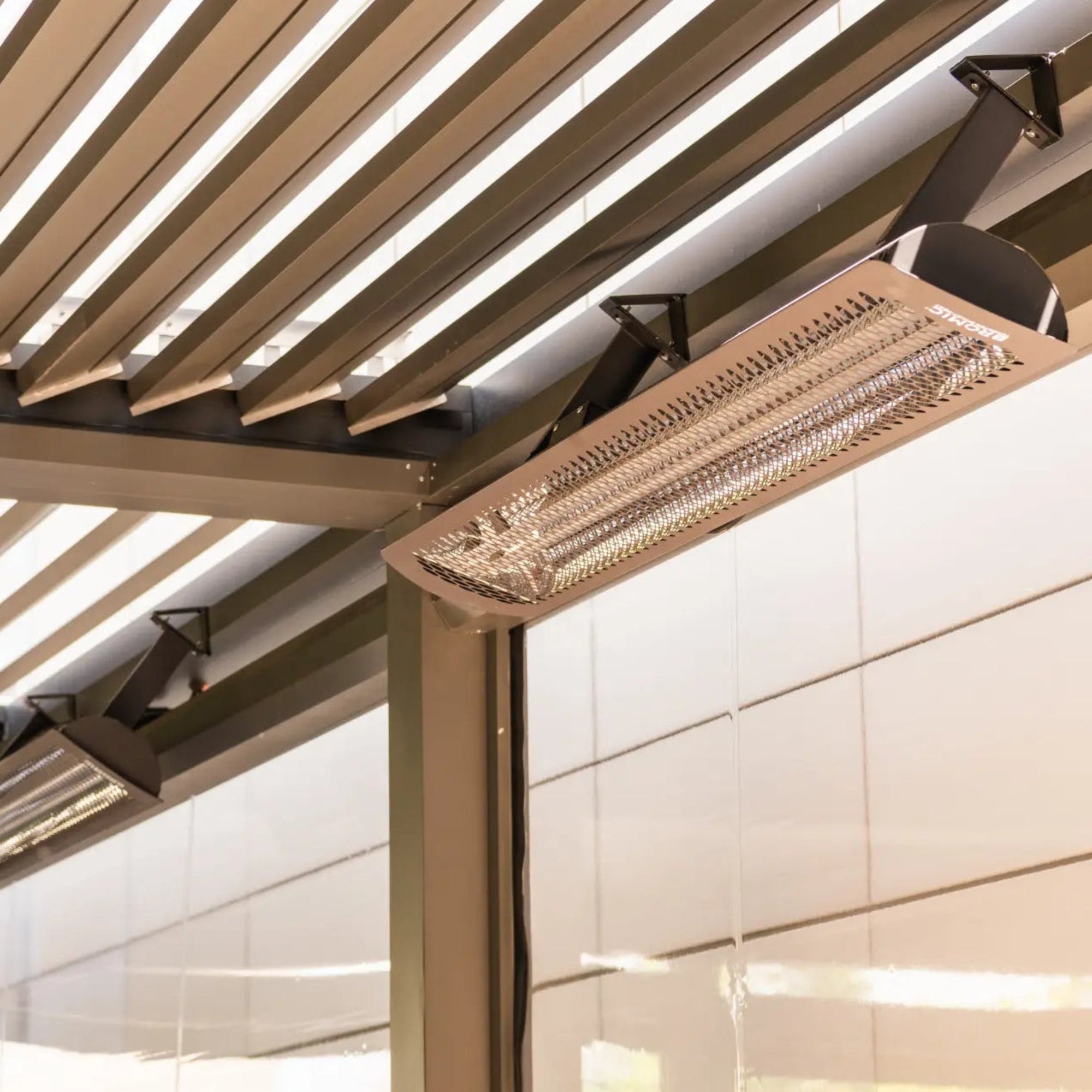 Bromic Tungsten Smart-Heat Electric Patio Heater – 6000W – Wall or Ceiling Mount