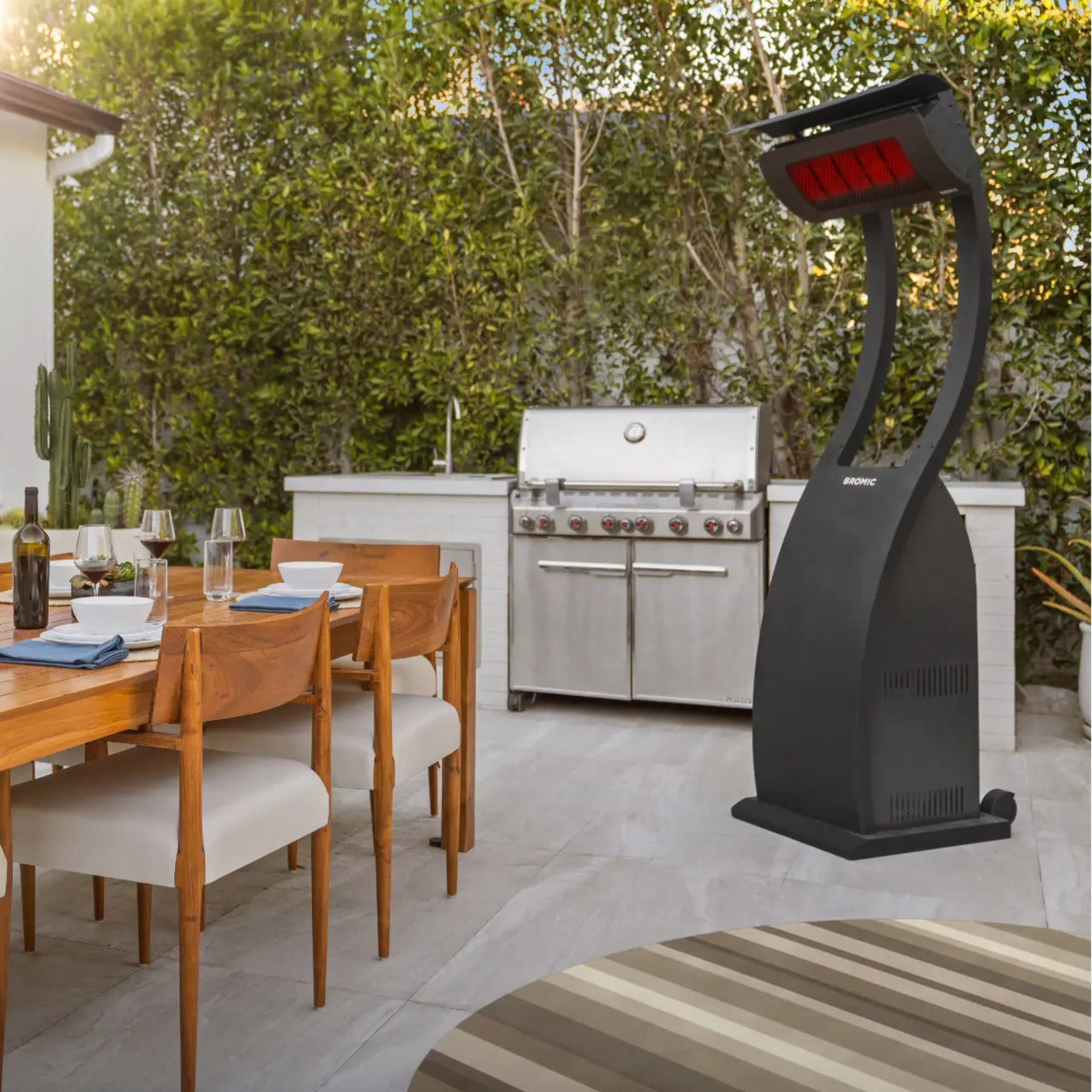 Bromic Tungsten Smart-Heat Freestanding Gas Patio Heater
