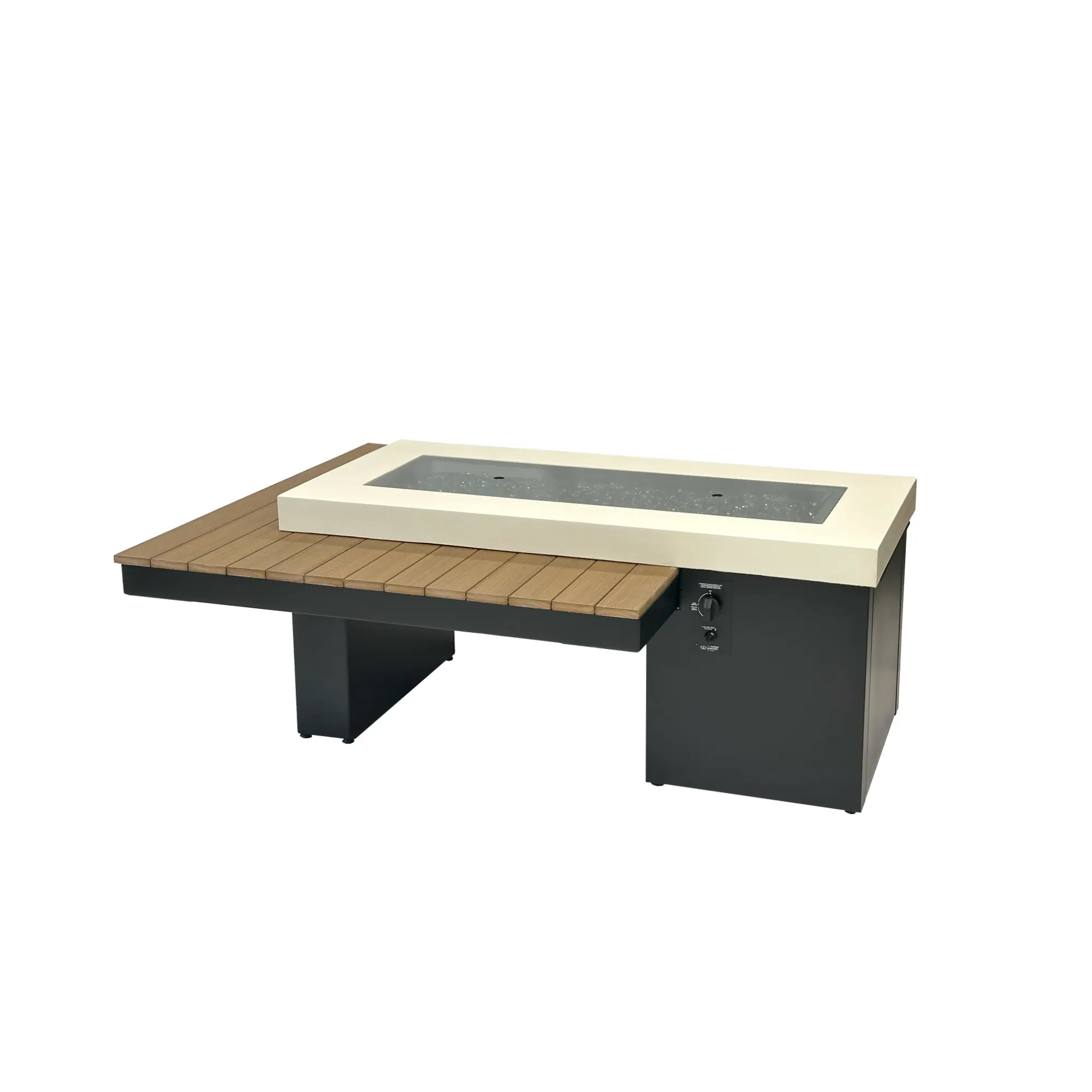 Uptown 63″ Linear Gas Fire Table – The Outdoor GreatRoom Company