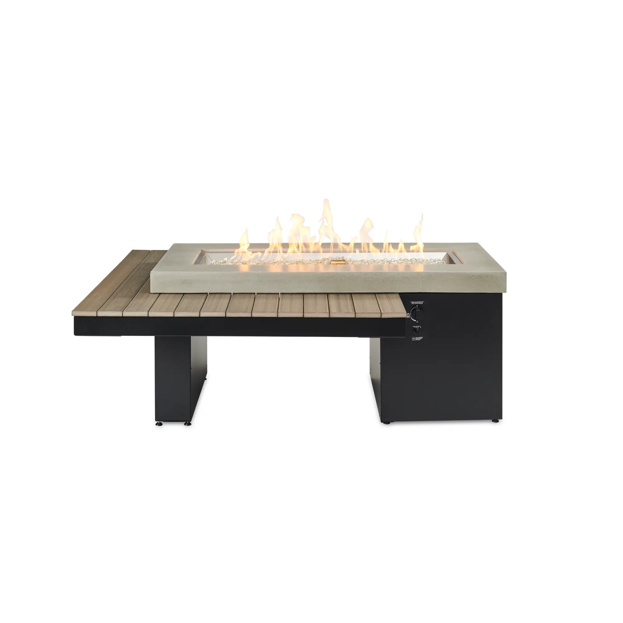 Uptown 63″ Linear Gas Fire Table – The Outdoor GreatRoom Company