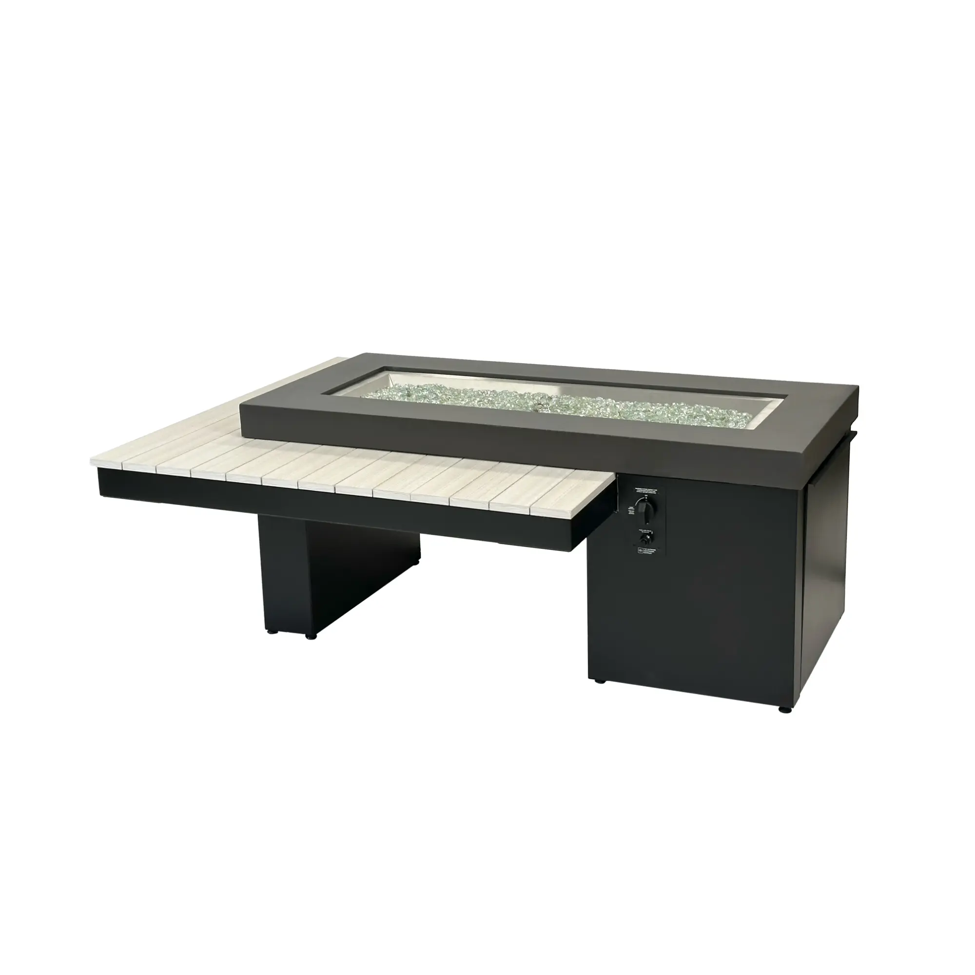 Uptown 63″ Linear Gas Fire Table – The Outdoor GreatRoom Company