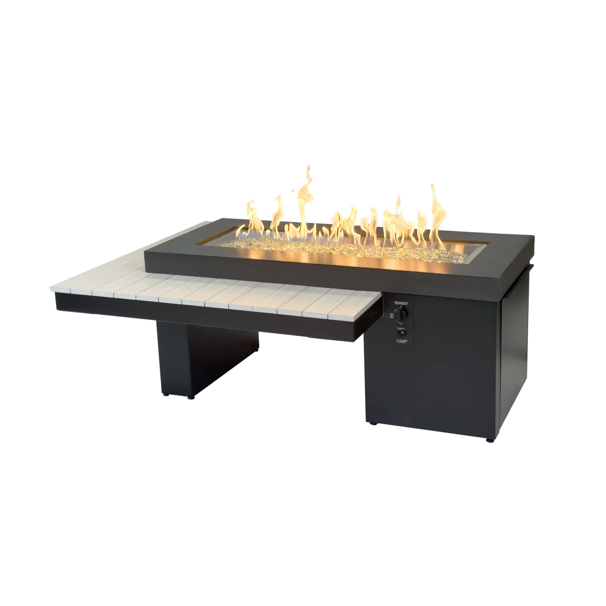 Uptown 63″ Linear Gas Fire Table – The Outdoor GreatRoom Company