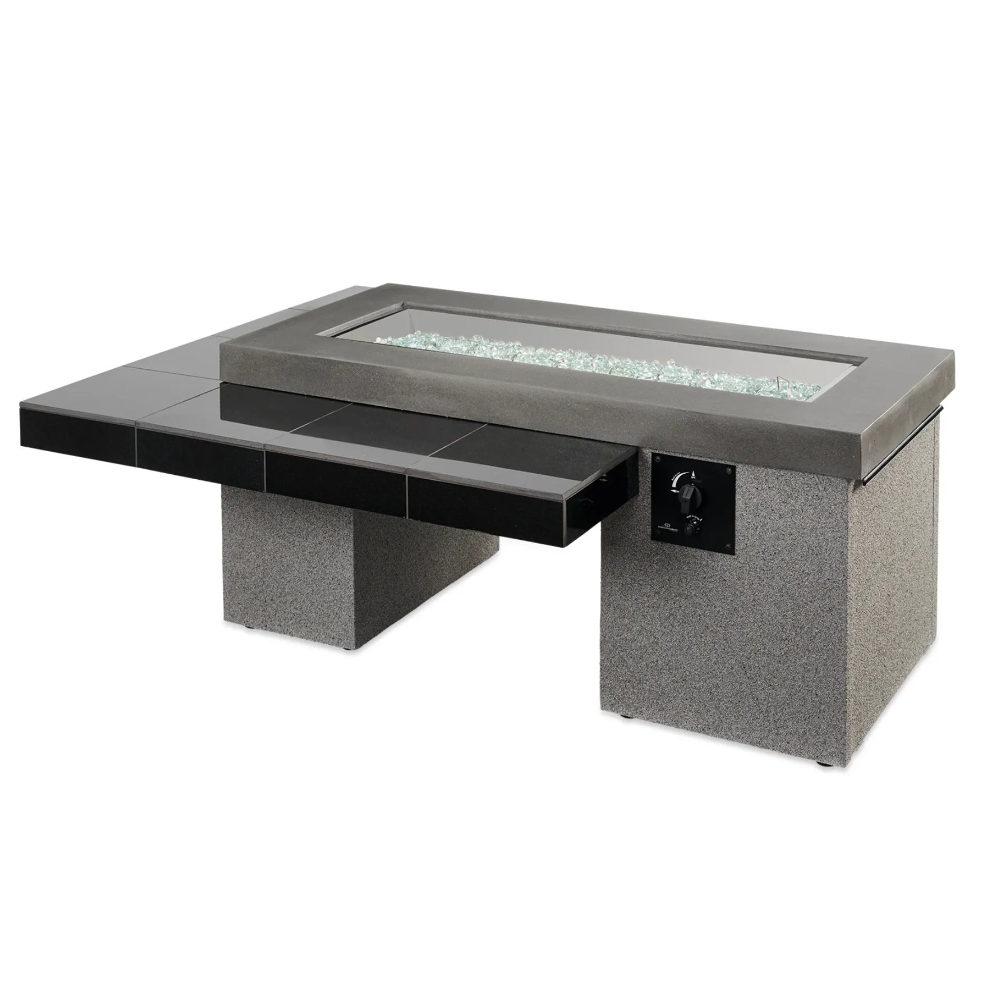 Uptown 64.5″ Rectangular Gas Fire Pit Table – The Outdoor GreatRoom Company