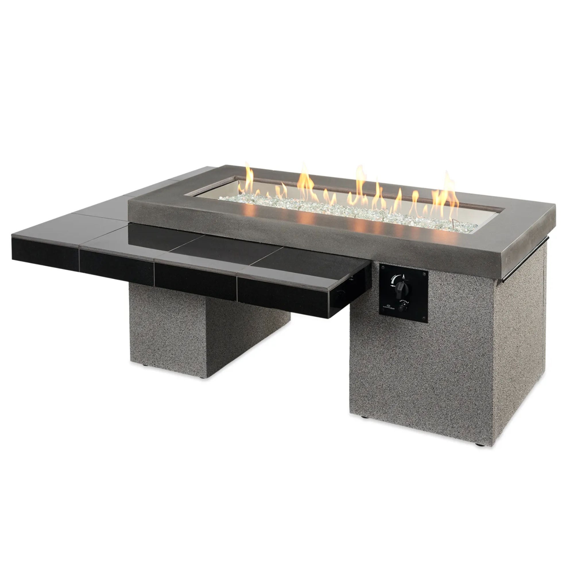 Uptown 64.5″ Rectangular Gas Fire Pit Table – The Outdoor GreatRoom Company