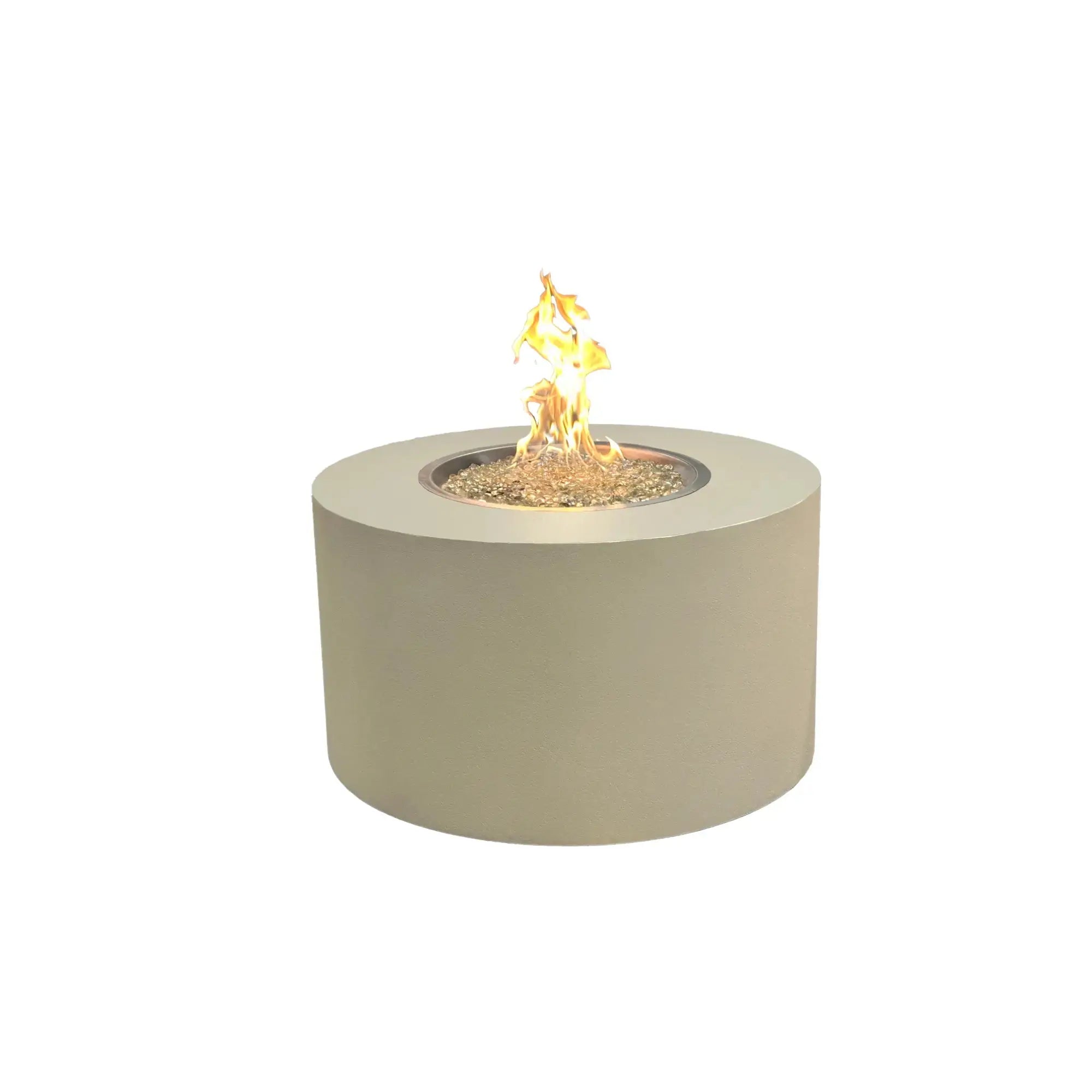 Vosera 36" Round Gas Fire Pit Table – The Outdoor GreatRoom Company The Outdoor GreatRoom Company