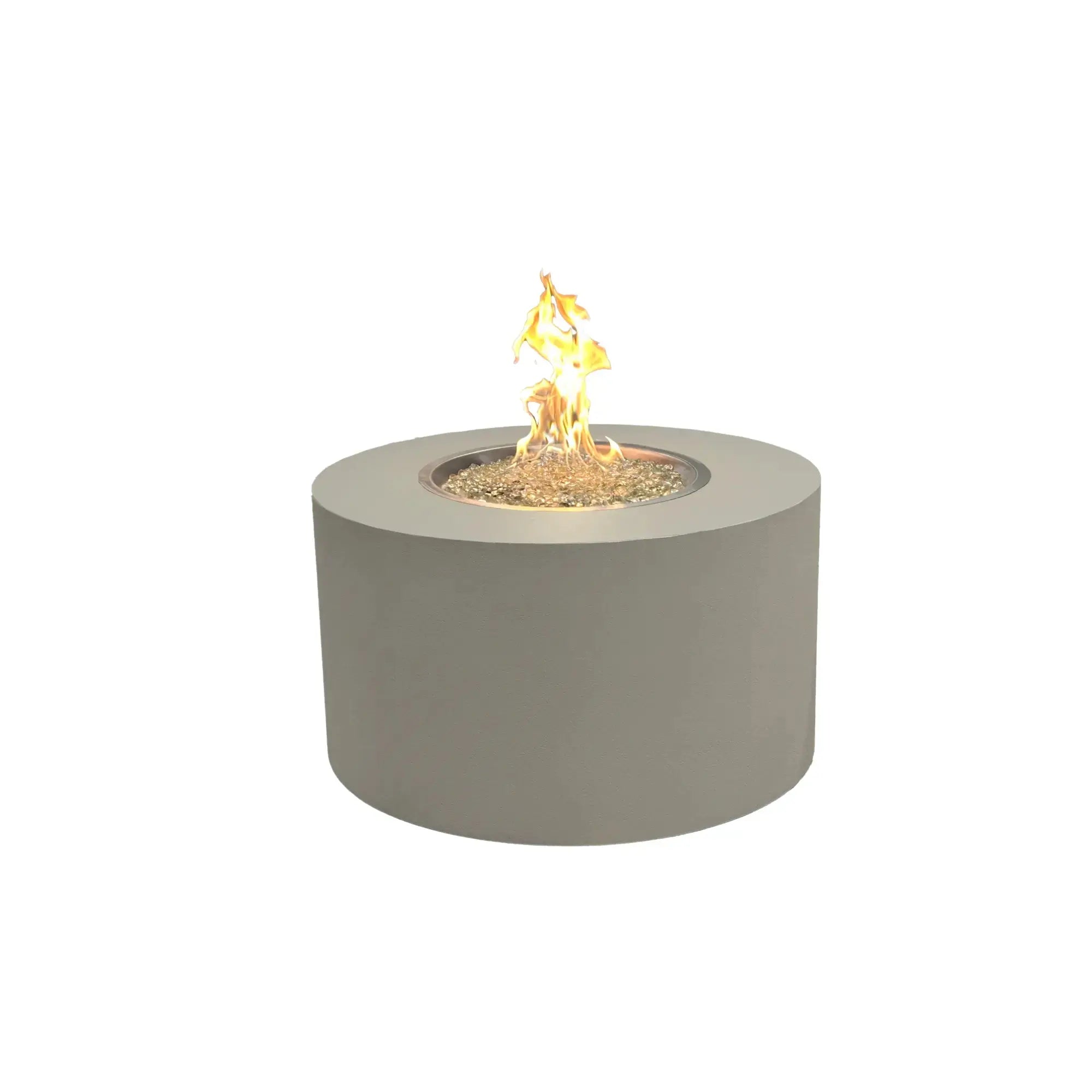 Vosera 36" Round Gas Fire Pit Table – The Outdoor GreatRoom Company The Outdoor GreatRoom Company
