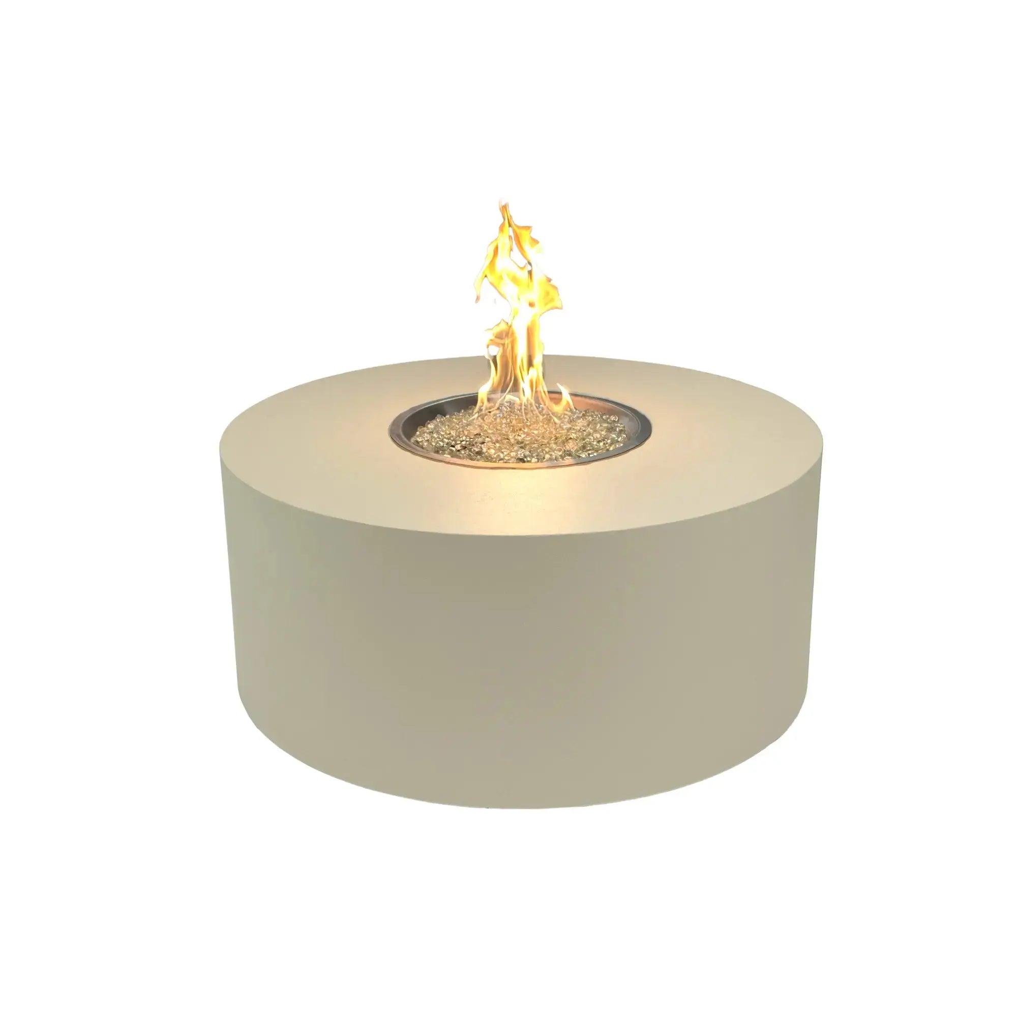 Vosera 48" Round Gas Fire Pit Table – The Outdoor GreatRoom Company The Outdoor GreatRoom Company