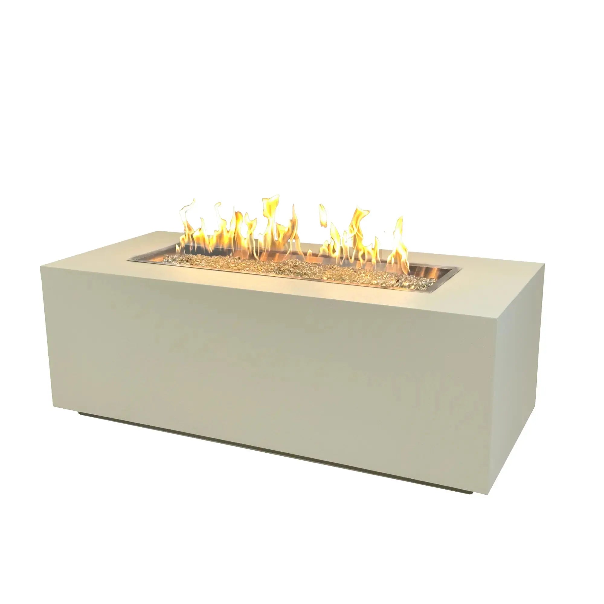 Vosera 60" Linear Gas Fire Pit Table Stores Tank in Base – The Outdoor GreatRoom Company The Outdoor GreatRoom Company