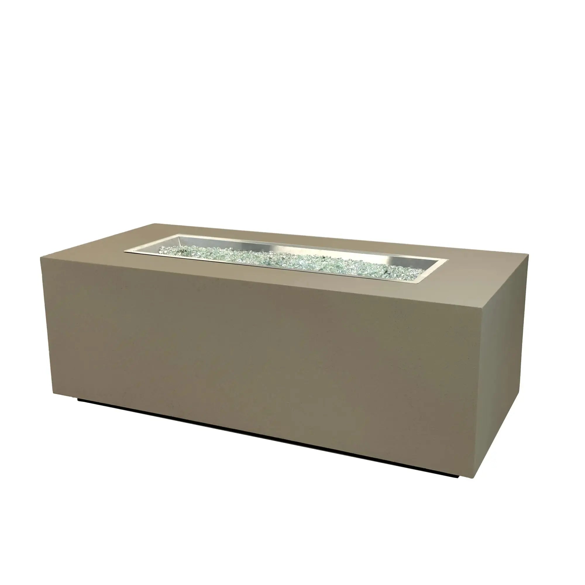 Vosera 60" Linear Gas Fire Pit Table Stores Tank in Base – The Outdoor GreatRoom Company The Outdoor GreatRoom Company