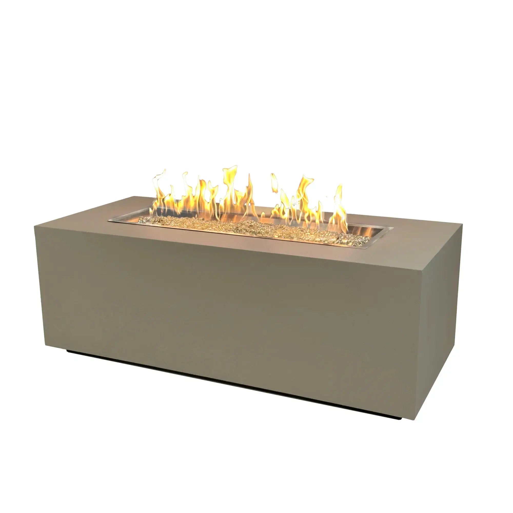 Vosera 60" Linear Gas Fire Pit Table Stores Tank in Base – The Outdoor GreatRoom Company The Outdoor GreatRoom Company