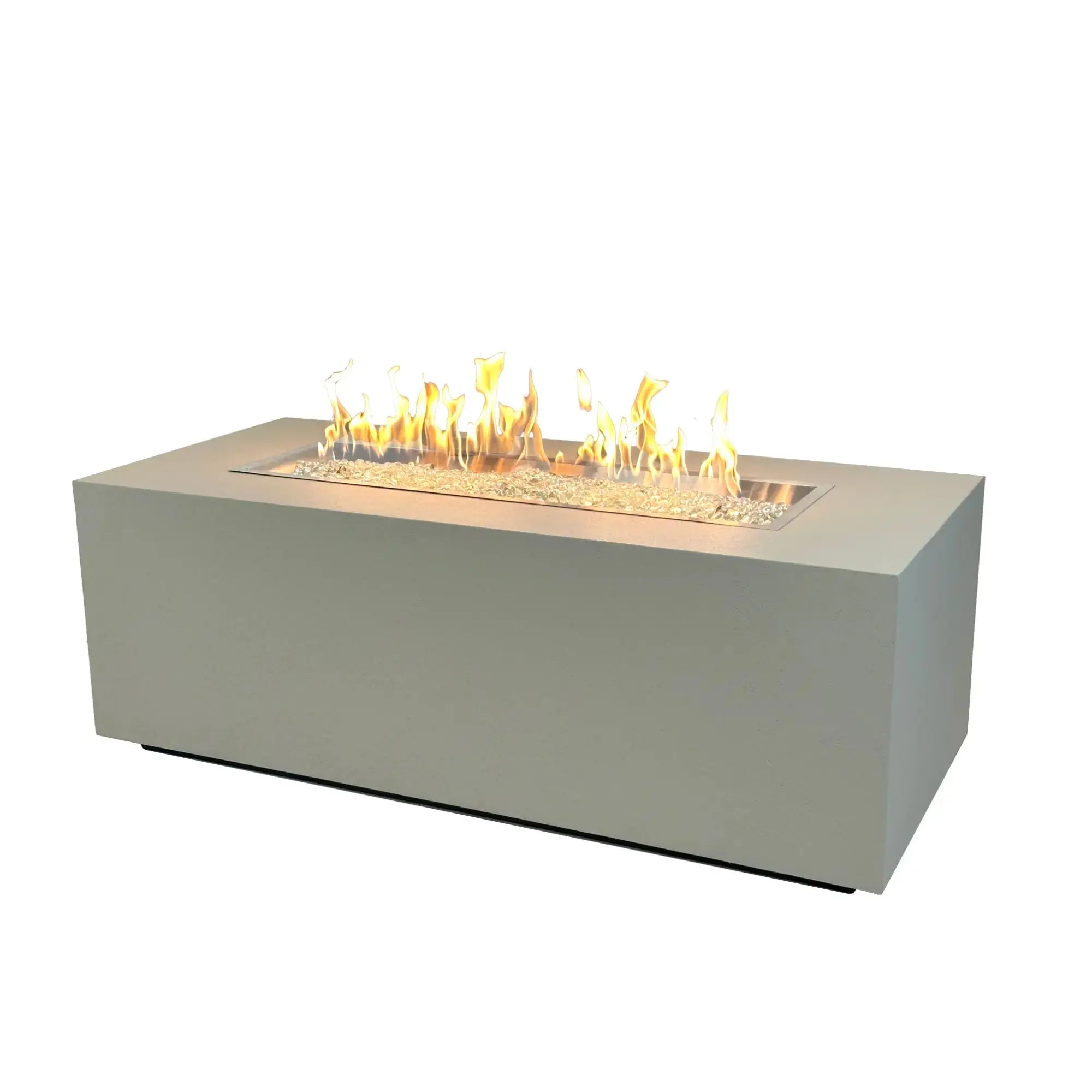 Vosera 60" Linear Gas Fire Pit Table Stores Tank in Base – The Outdoor GreatRoom Company The Outdoor GreatRoom Company