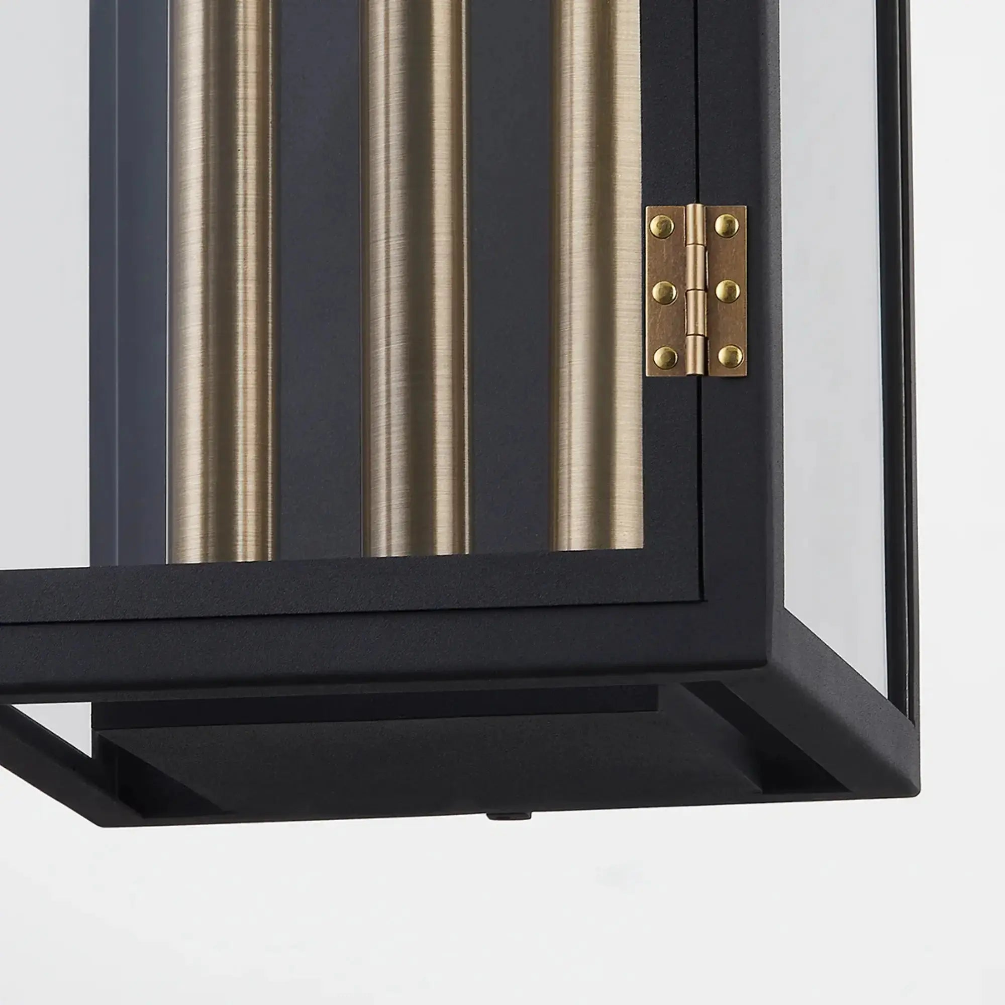 Troy Lighting Wes 30.75-Inch Outdoor Wall Sconce - Patina Brass - Wet Rated - B7831-PBR/TBK Troy Lighting