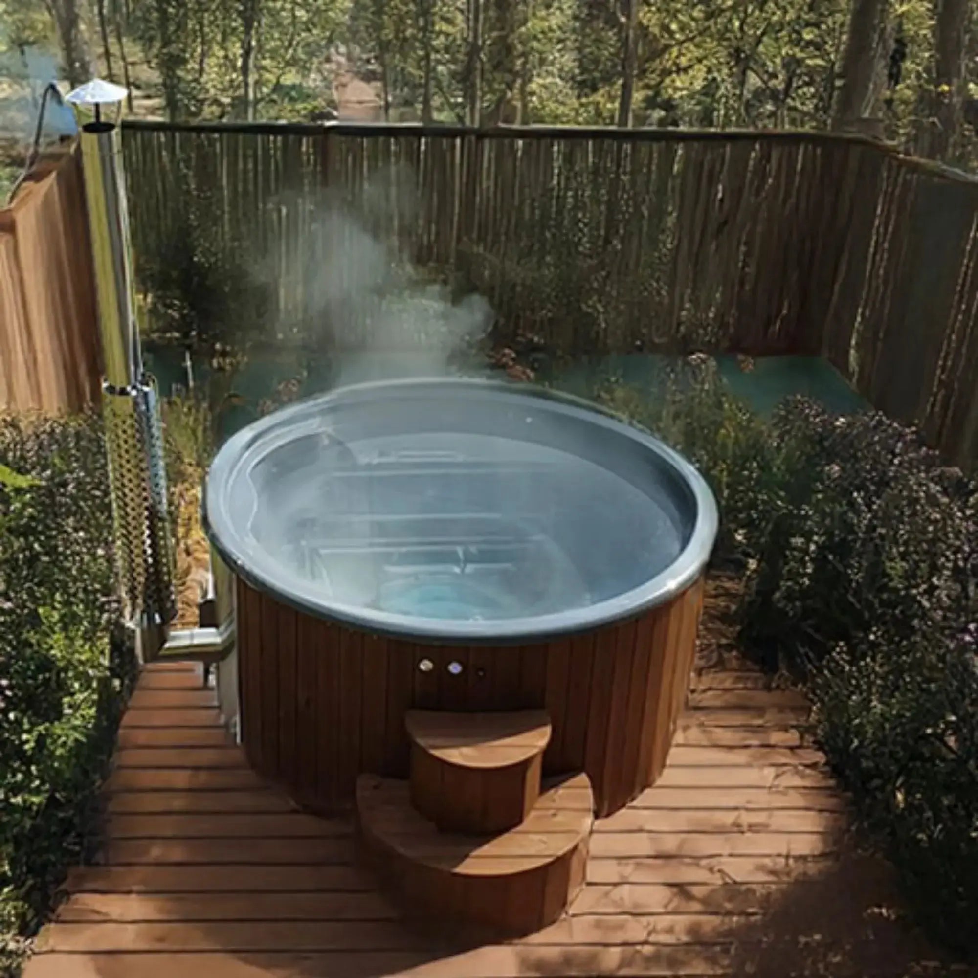 SaunaLife Model S4 Wood-Burning Hot Tub SaunaLife