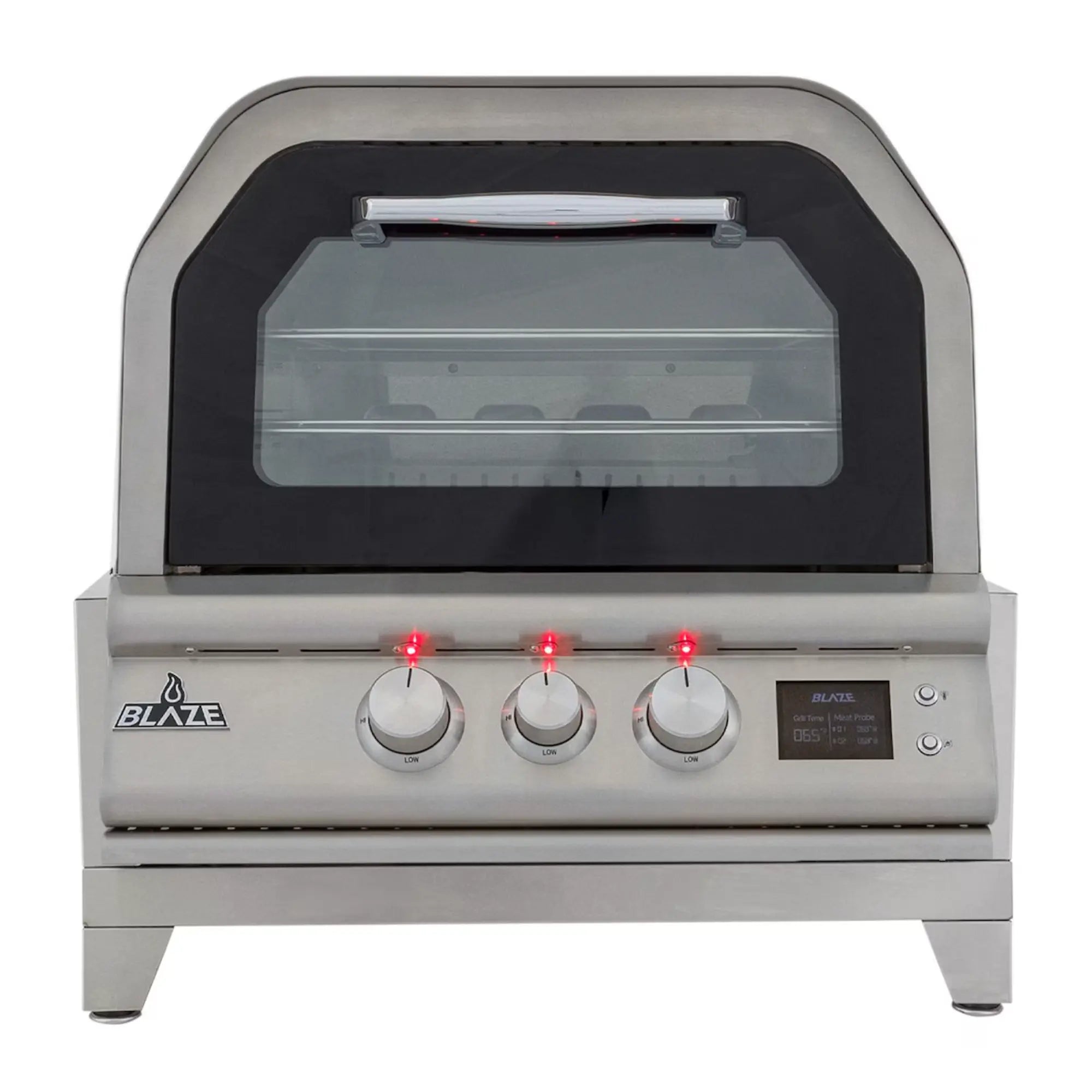 Blaze 26-Inch Countertop Pizza Oven with Bluetooth Probes, Rotisserie & Sleeve Blaze