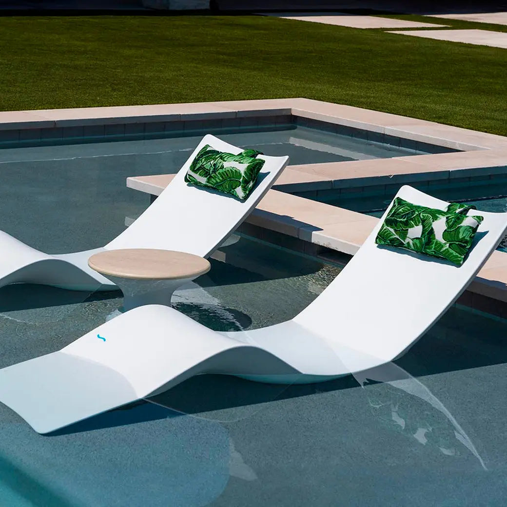 Ledge Lounger Autograph Chaise 70" Resin In-Pool Chaise Lounge - view 4