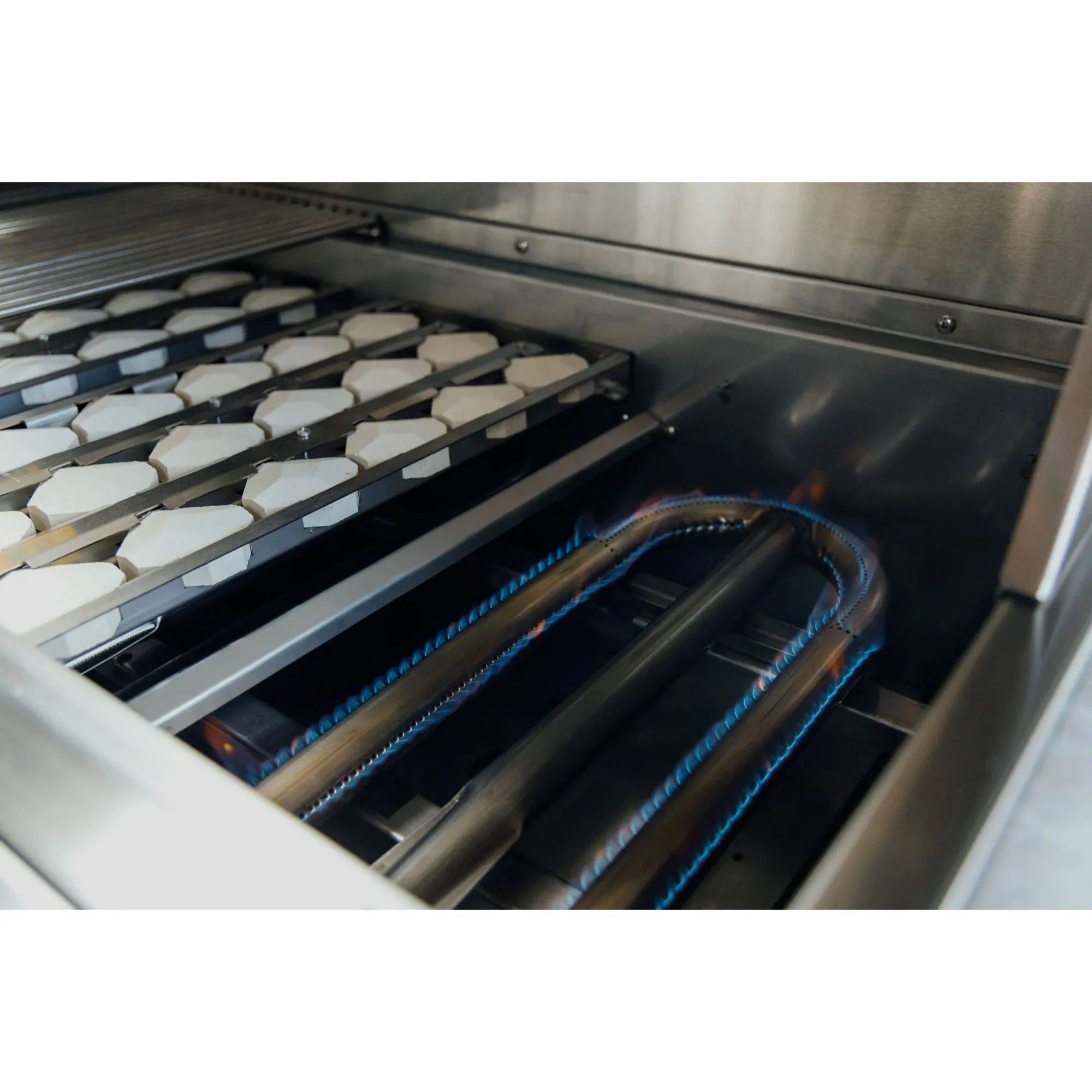 American Made Grills Atlas 42" 3-Burner Built-In Gas Grill — 49,500 BTU w/ Ceramic Briquettes — ATS42-B American Made Grills