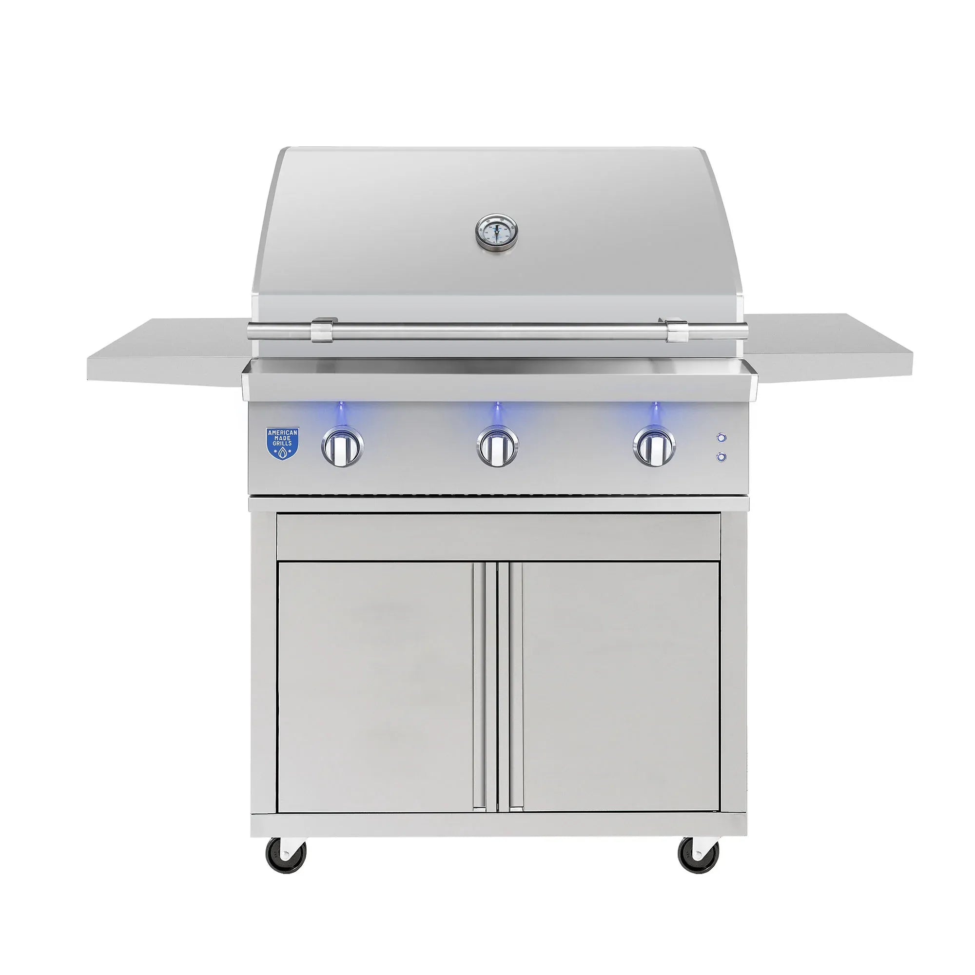American Made Grills Atlas 36-Inch Freestanding Gas Grill — 49,500 BTU w/ Cart | Made in USA American Made Grills