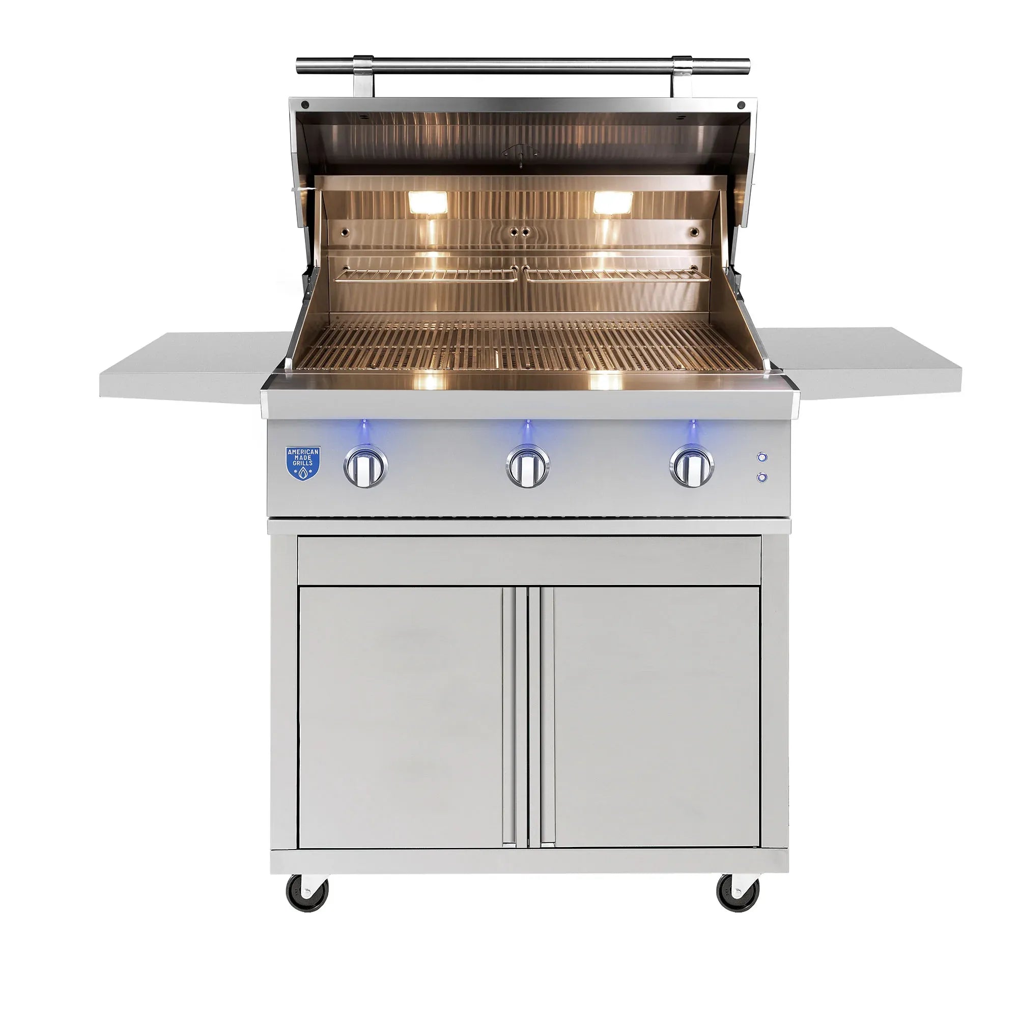 American Made Grills Atlas 36-Inch Freestanding Gas Grill — 49,500 BTU w/ Cart | Made in USA American Made Grills