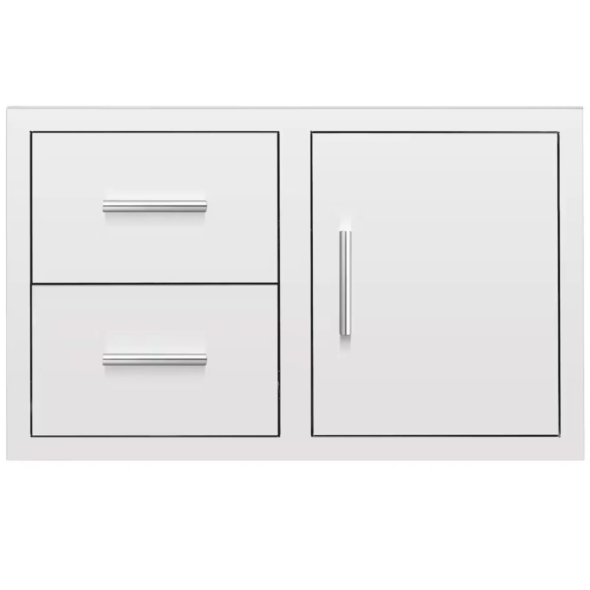 Summerset 36" 2-Drawer & Access Door Combo — 304 SS, Soft-Close, Hidden Hinge | DC2-36 Summerset