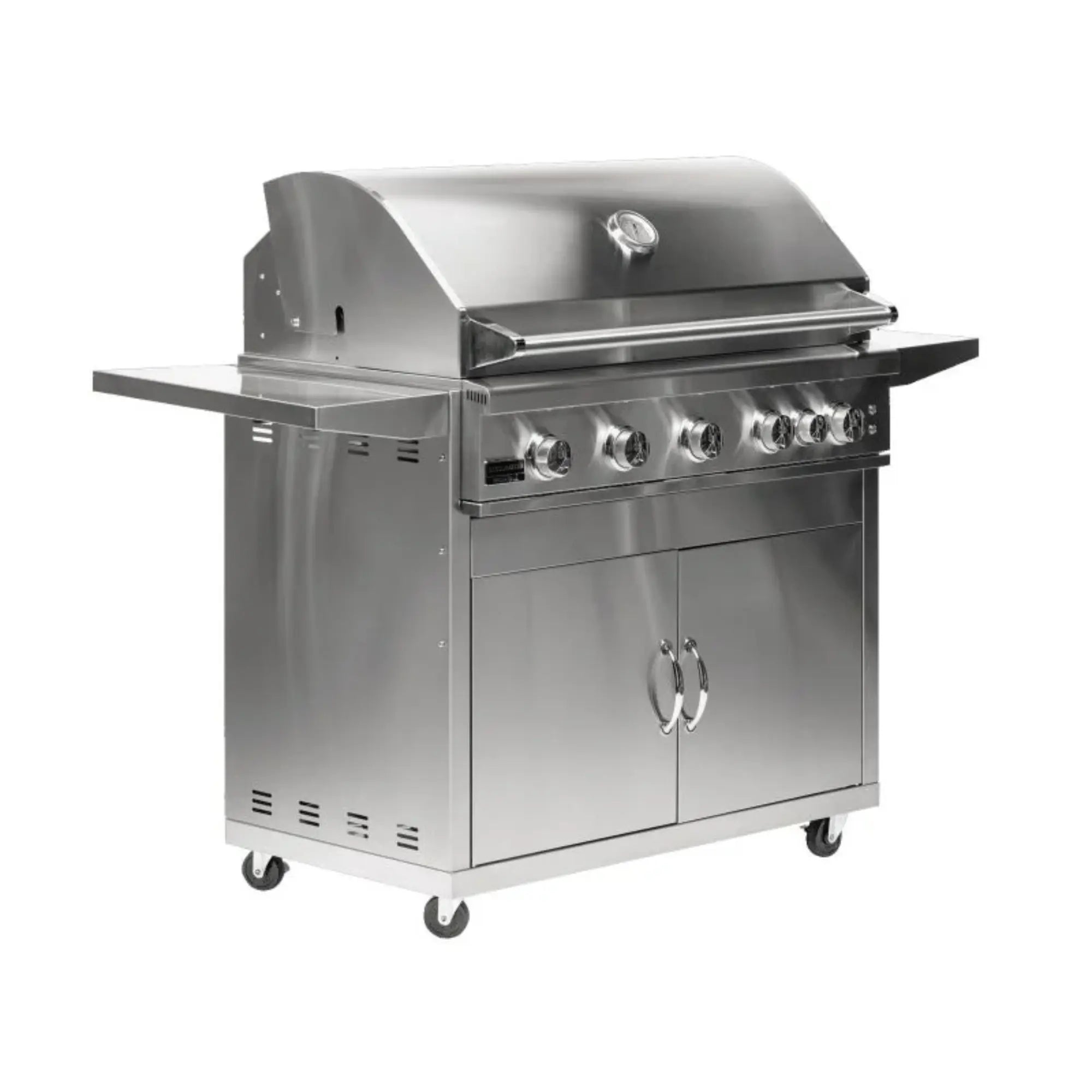 Broilmaster B-Series 40-Inch Fully Loaded 5-Burner Freestanding Gas Grill with Cart broilmaster