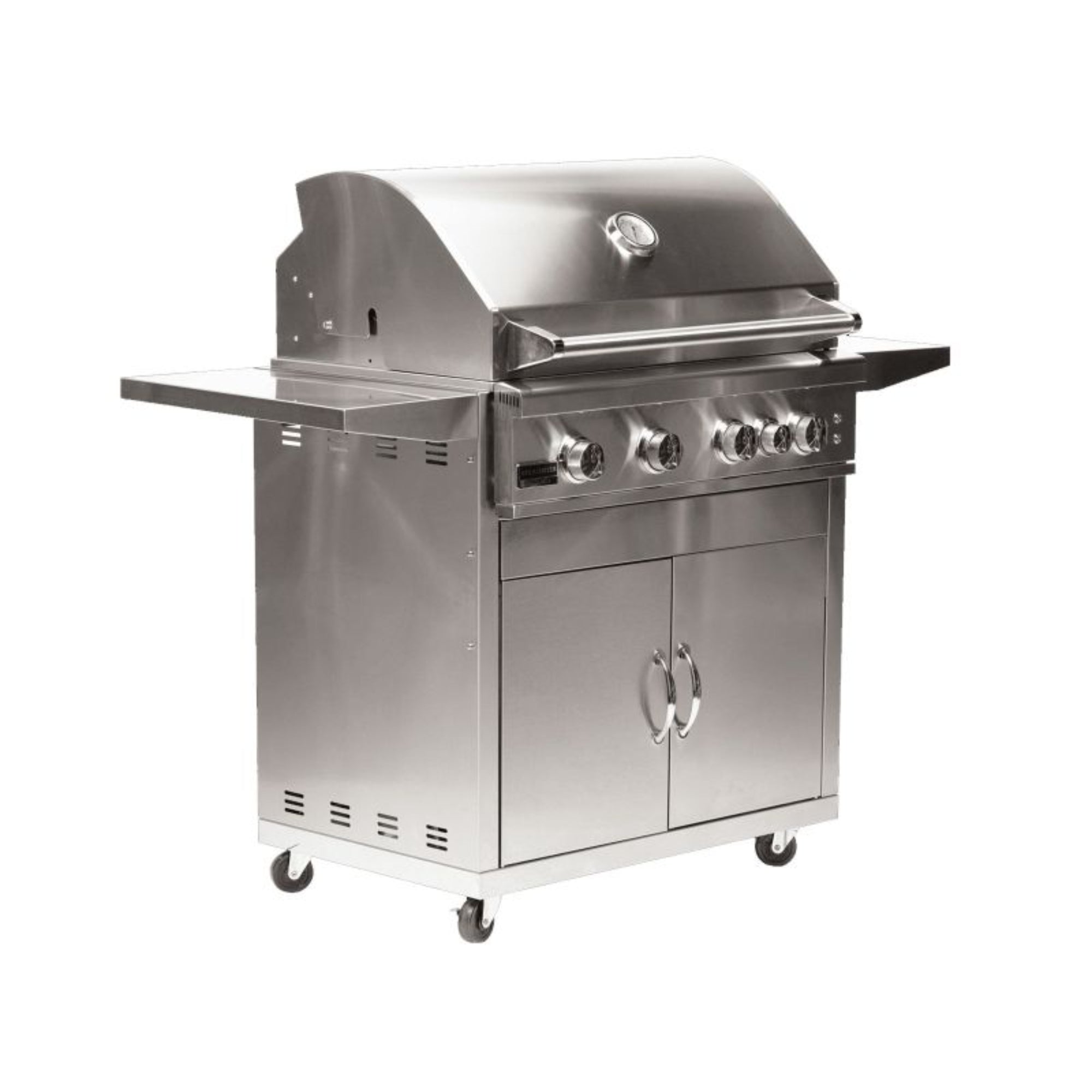 Broilmaster B-Series 32-Inch Marine Grade Fully Loaded 4-Burner Freestanding Gas Grill with Cart broilmaster