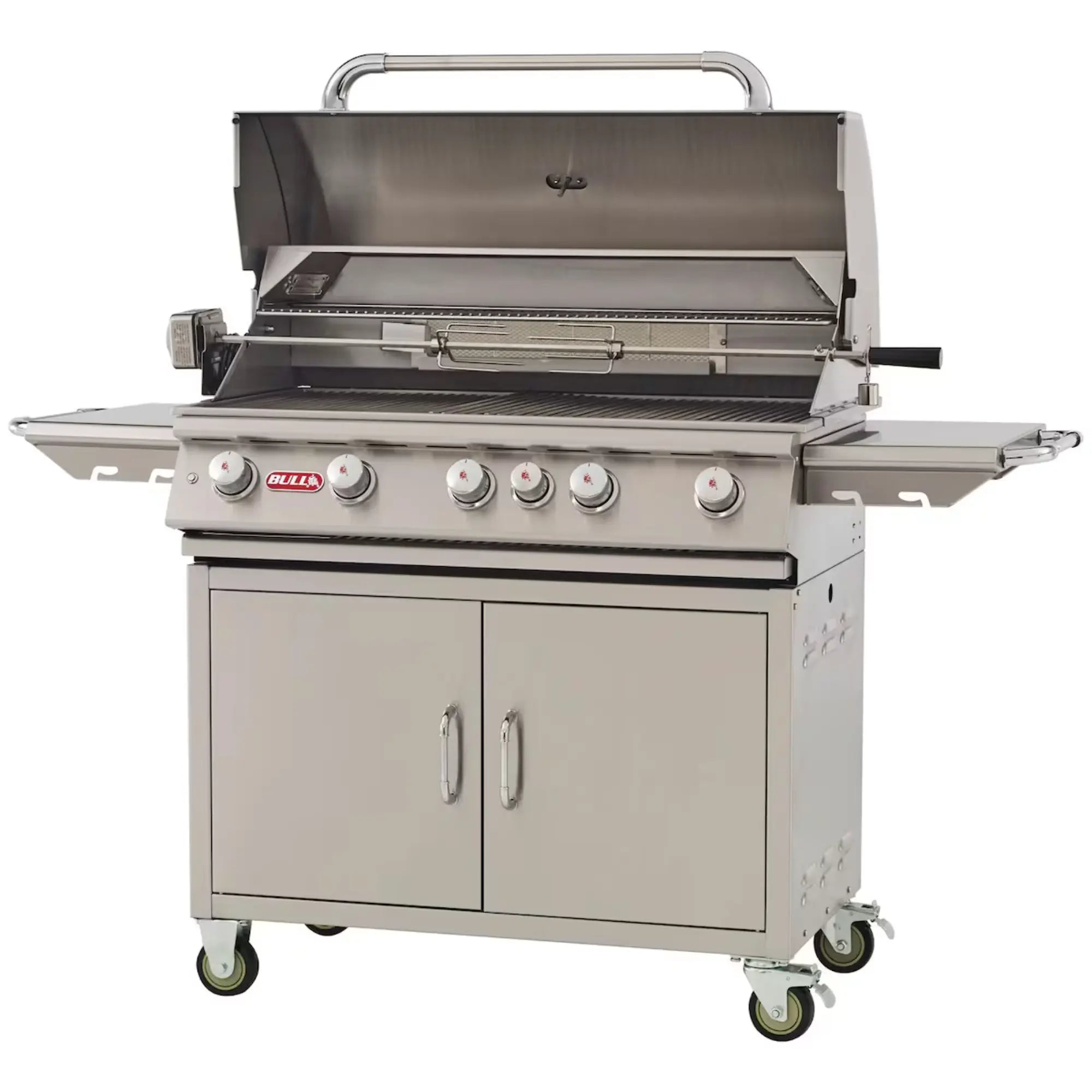 Bull Brahma 38-Inch 5-Burner Freestanding Gas Grill with Cart Bull