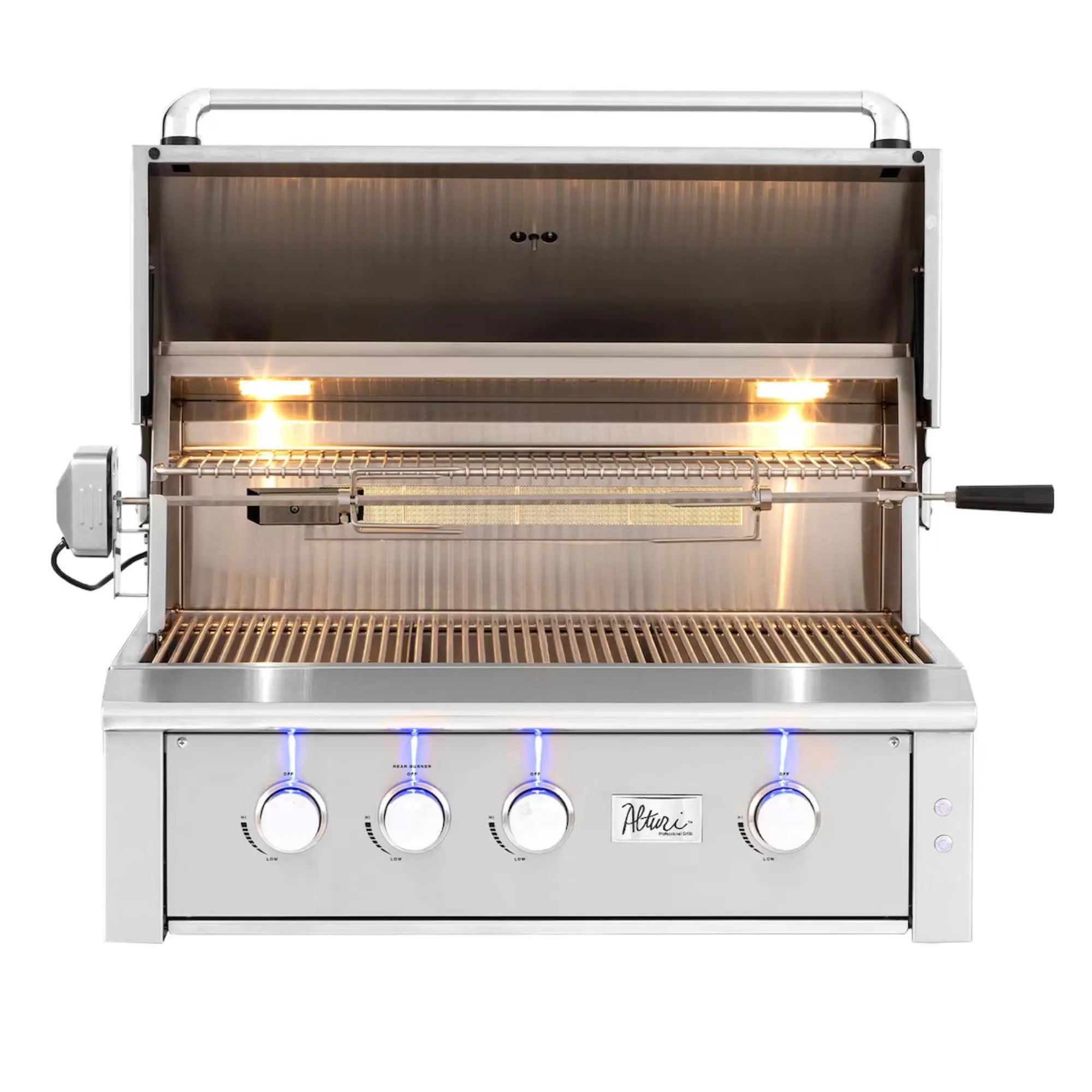 American Made Grills Alturi 36" 3-Burner Built-In Gas Grill — 78,000 BTU w/ Ceramic Briquettes — ALT-36T American Made Grills