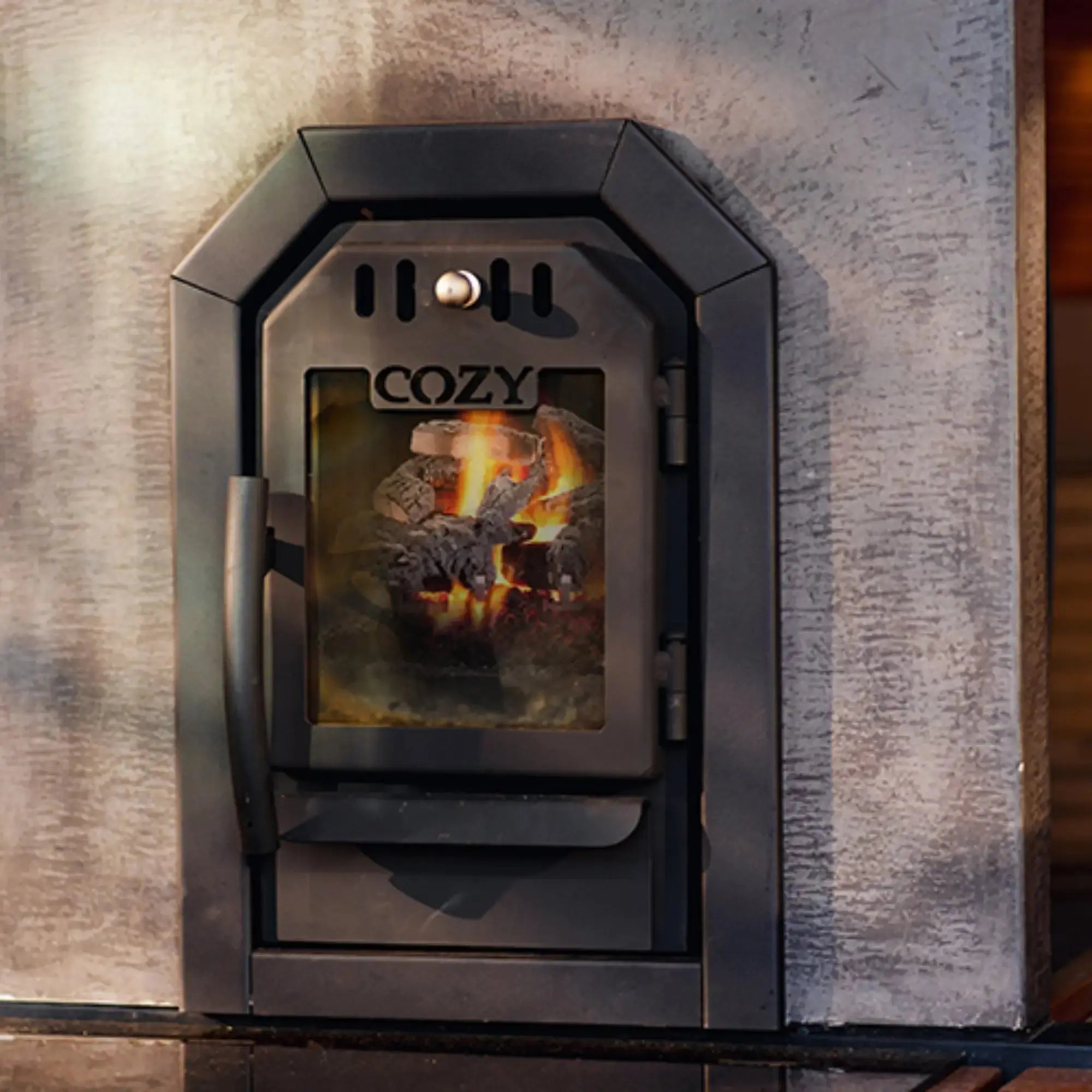Cozy Heat Quattro Thru-Wall 12 Sauna Stove Cozy Heat