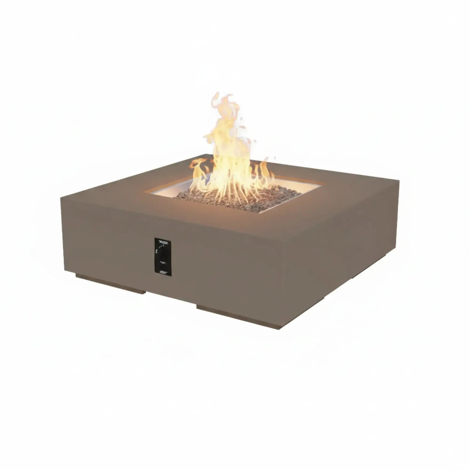 48″ Cove Square Concrete Gas Fire Pit Table – The Outdoor GreatRoom Company The Outdoor GreatRoom Company