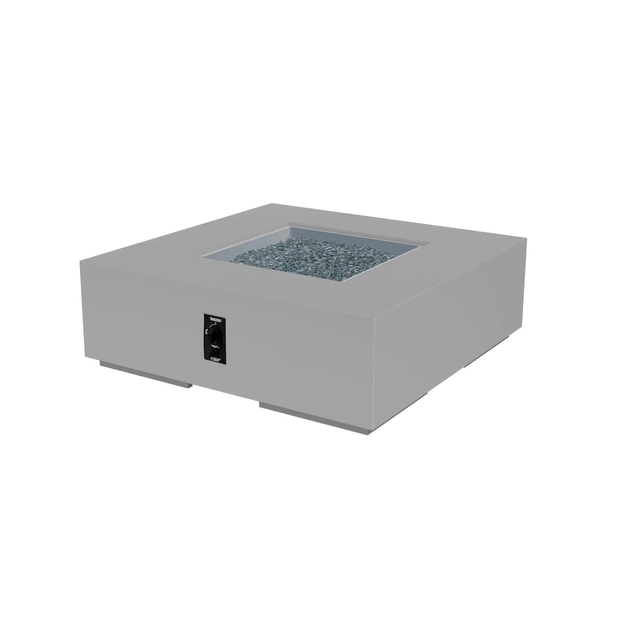 48″ Cove Square Concrete Gas Fire Pit Table – The Outdoor GreatRoom Company The Outdoor GreatRoom Company