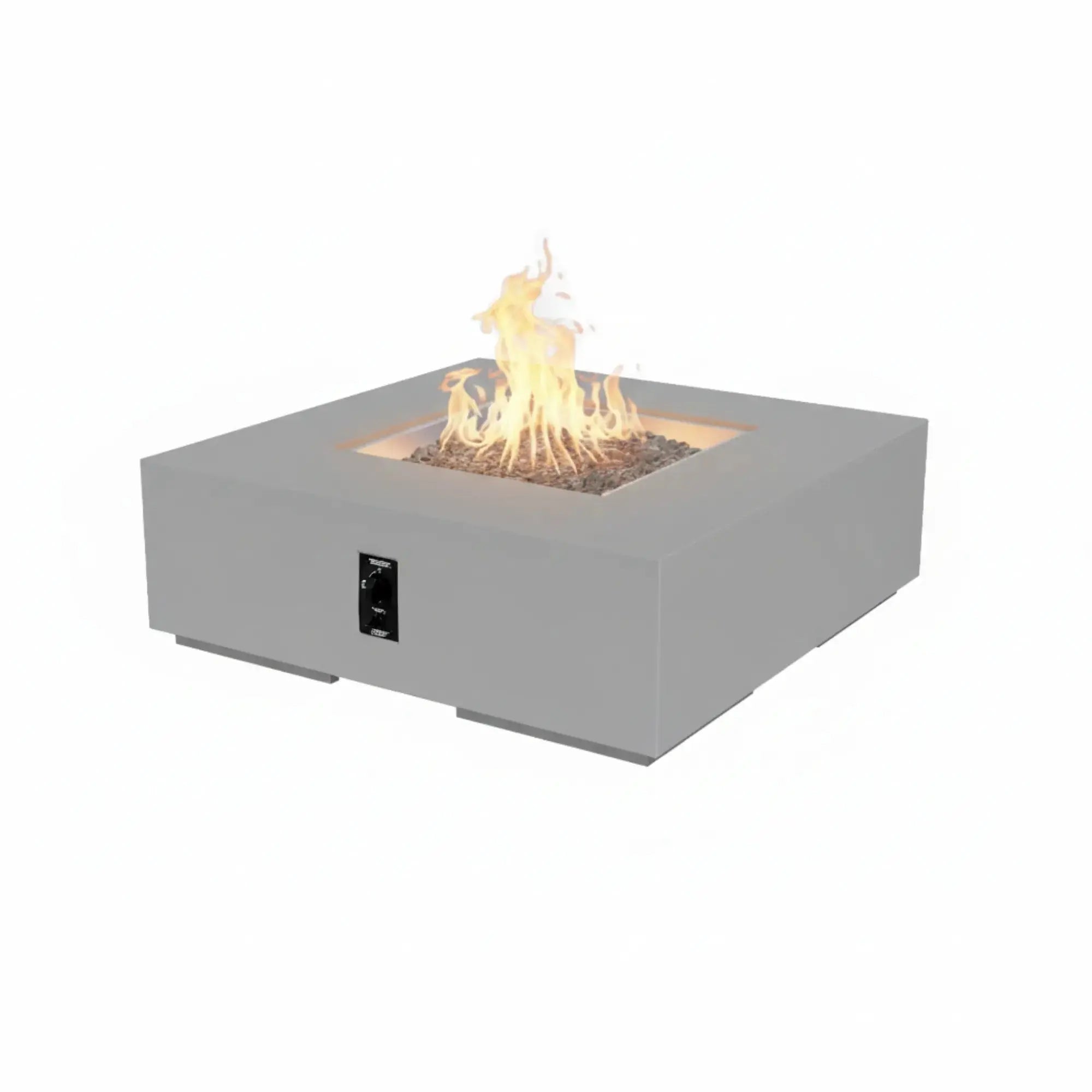 48″ Cove Square Concrete Gas Fire Pit Table – The Outdoor GreatRoom Company The Outdoor GreatRoom Company