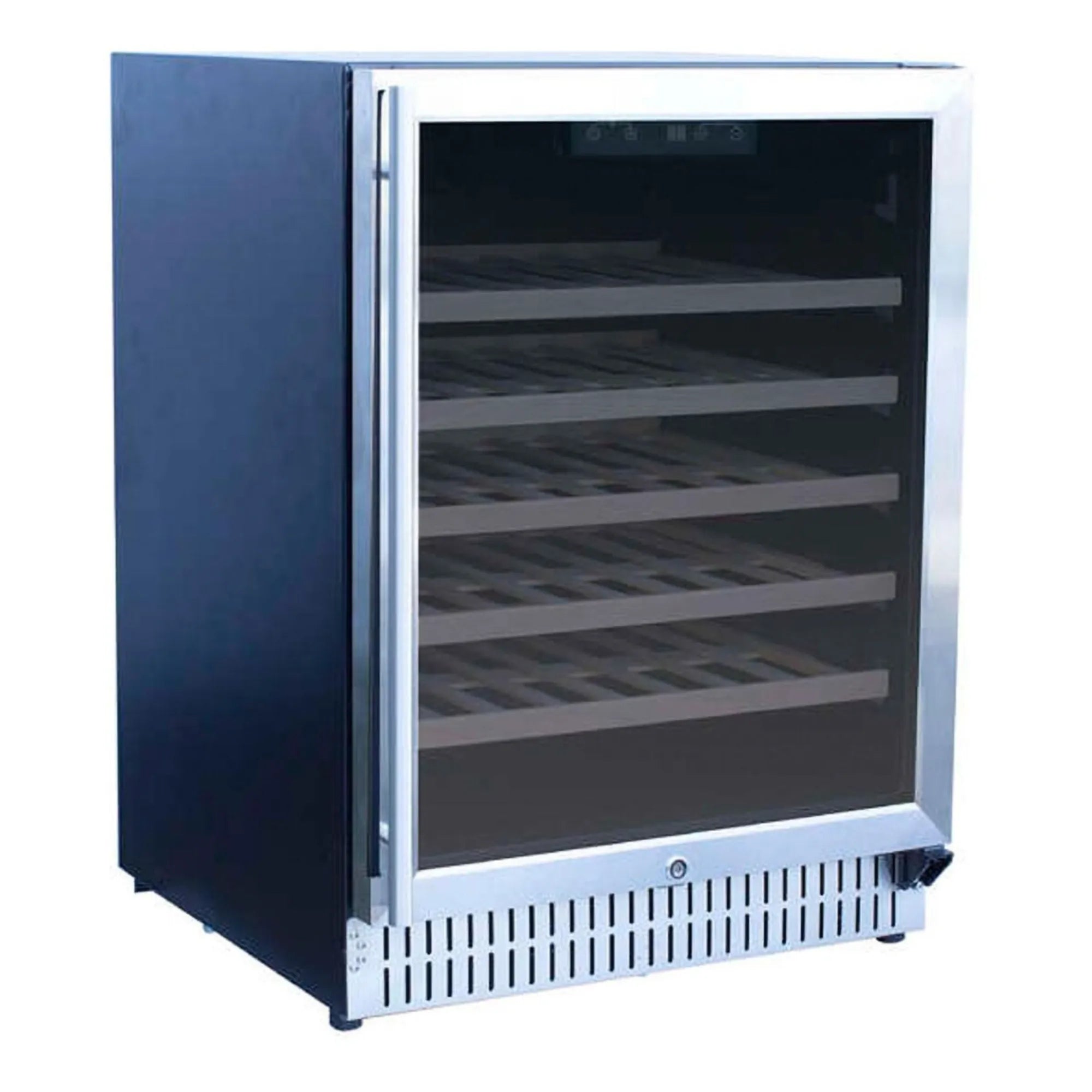 Summerset 24" Outdoor Rated Single Zone Wine Cooler — 5.3 Cu. Ft., 46-Bottle capacity | RFR-24W Summerset