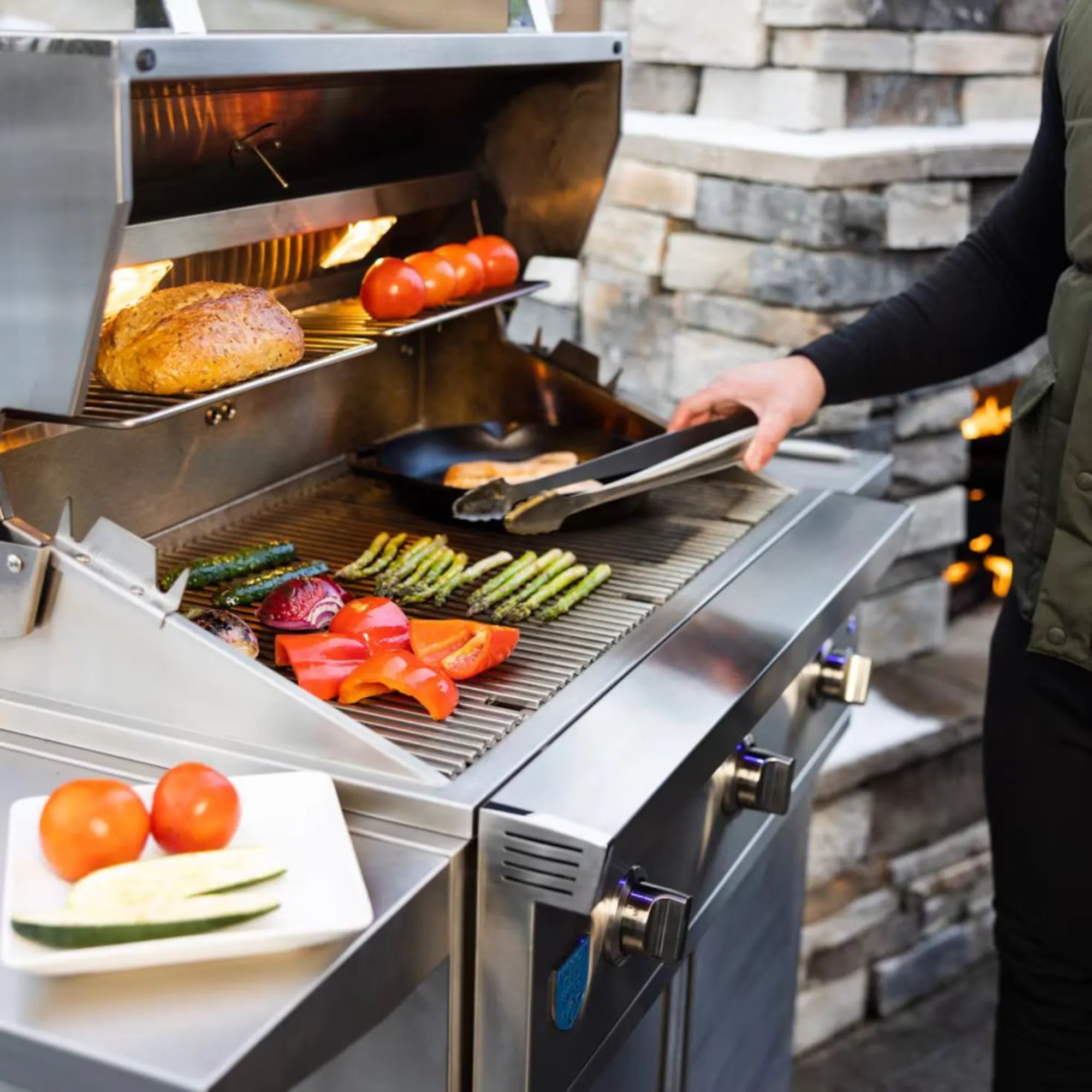 American Made Grills Atlas 36-Inch Freestanding Gas Grill — 49,500 BTU w/ Cart | Made in USA American Made Grills