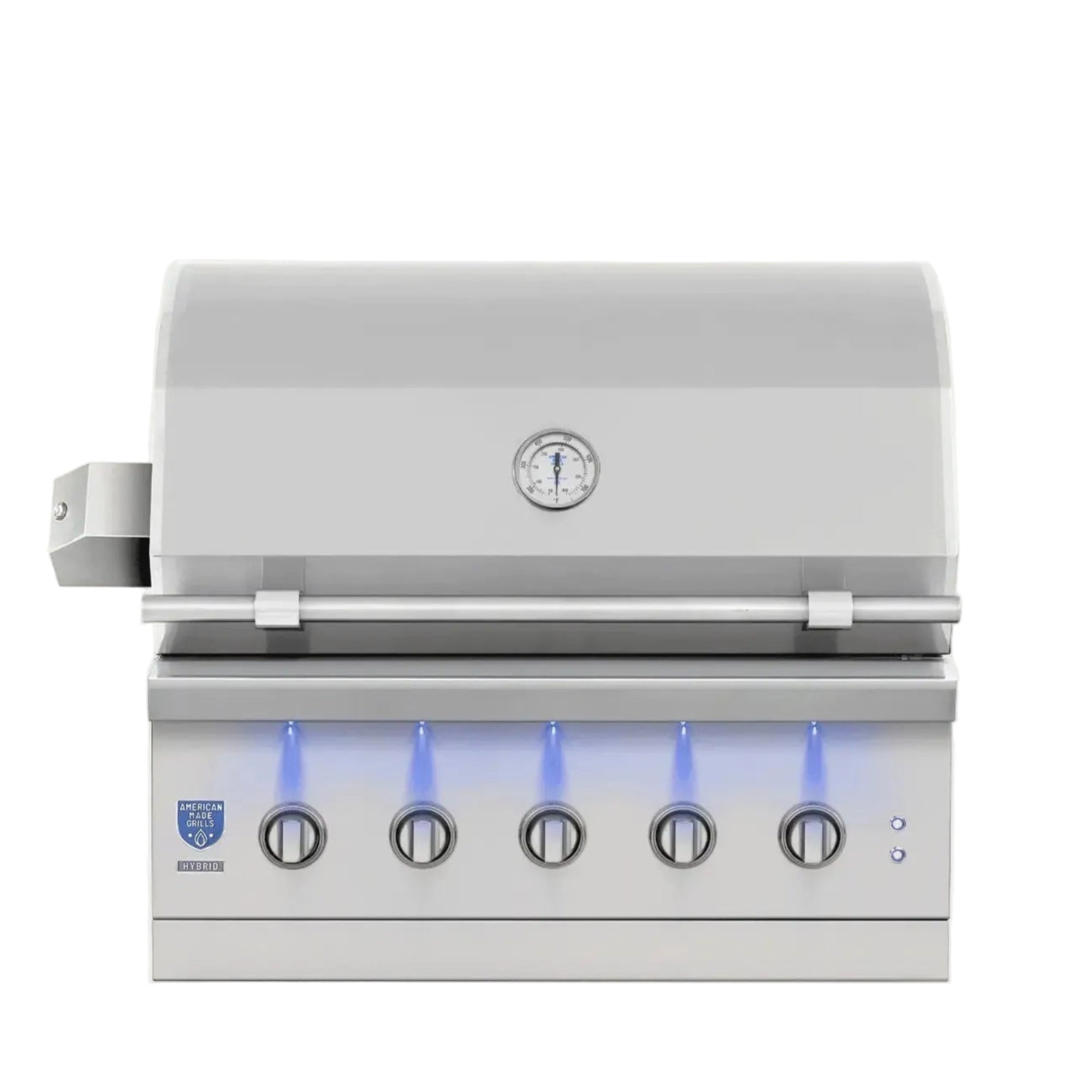 American Made Grills Encore 36-Inch Built-In Hybrid Grill — 110,000 BTU | Gas, Charcoal & Wood | Made in USA American Made Grills