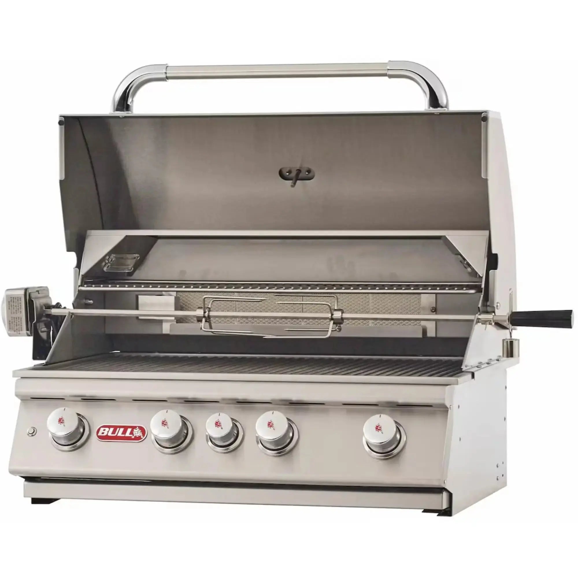 Bull Angus 30-Inch 4-Burner Built-In Gas Grill with Rotisserie Bull