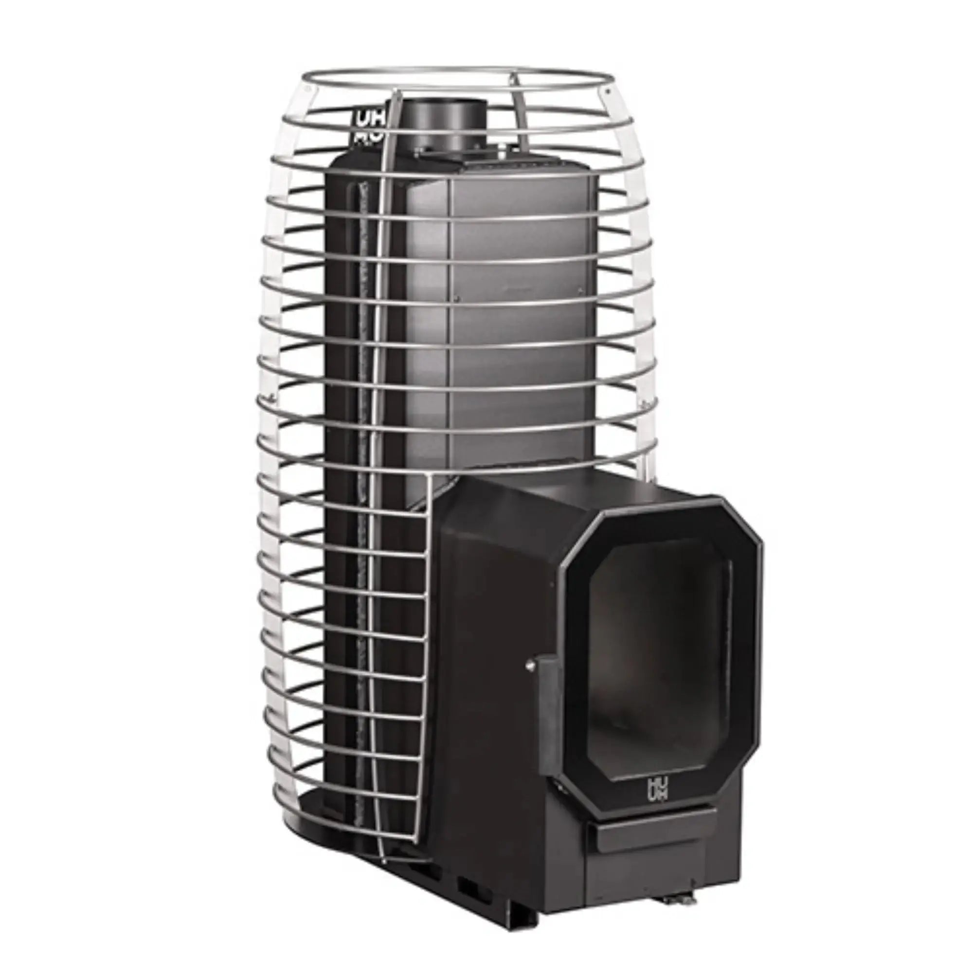 HUUM HIVE Flow Mini 8.5 kW Wood-Burning Sauna Stove with Firebox Extension HUUM