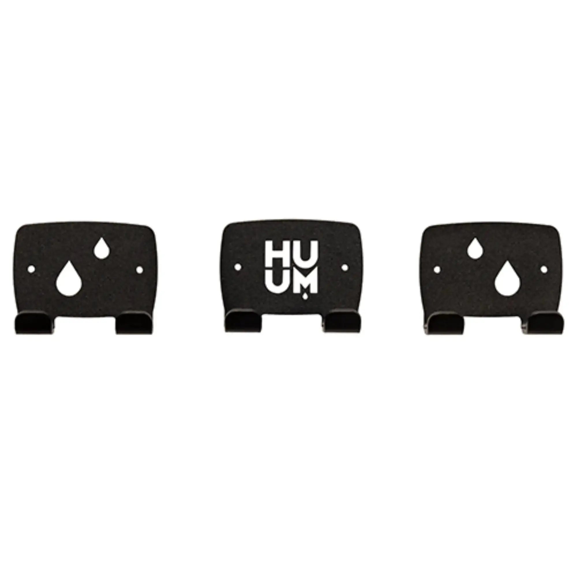 HUUM Sauna Design Towel Hook Set, Black (HM005012) HUUM