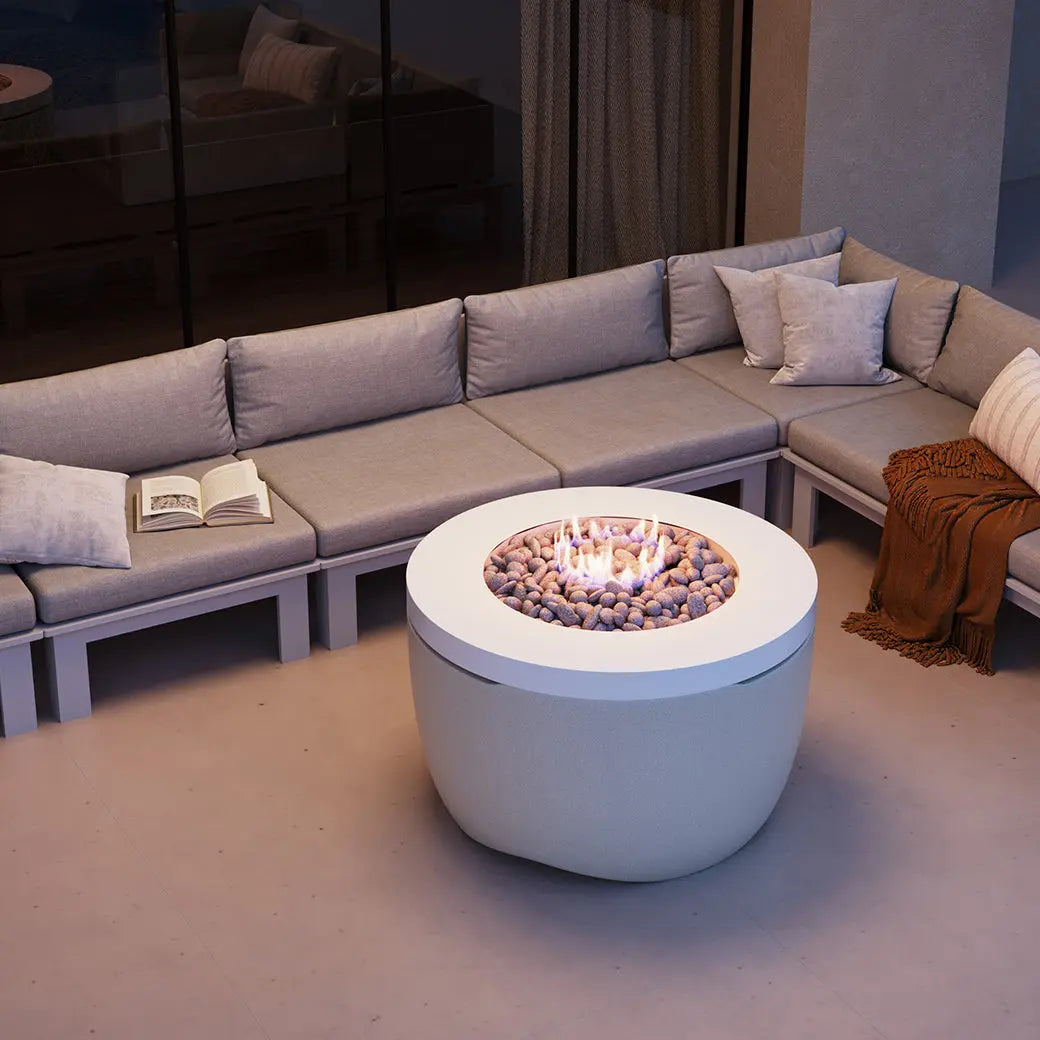 Ledge Lounger Halo 40" Round Propane Fire Pit - 70,000 BTU - view 13