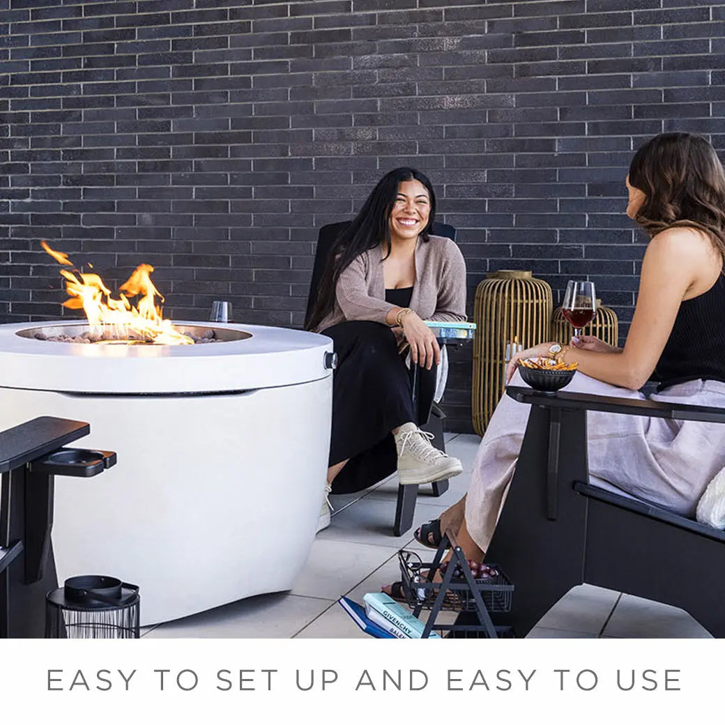 Ledge Lounger Halo 40" Round Propane Fire Pit - 70,000 BTU - view 2